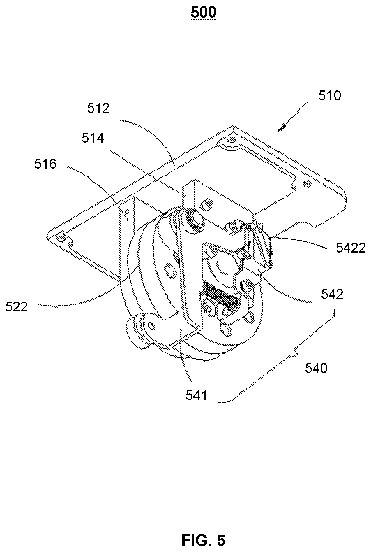 Patent US11793480 Figure 5 – Systems and methods for moving a component of an x-ray machine