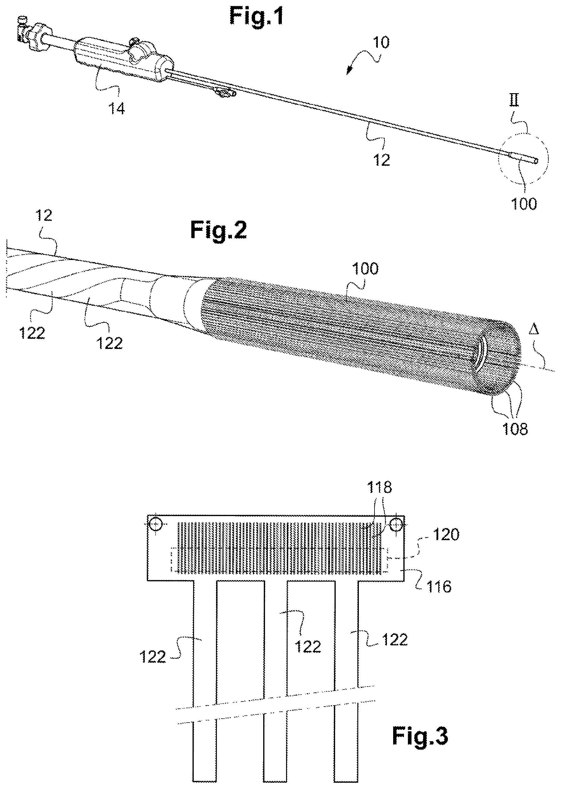 Patent US11793485 Figure 1 – Catheter with built-in ultrasound imaging sensors