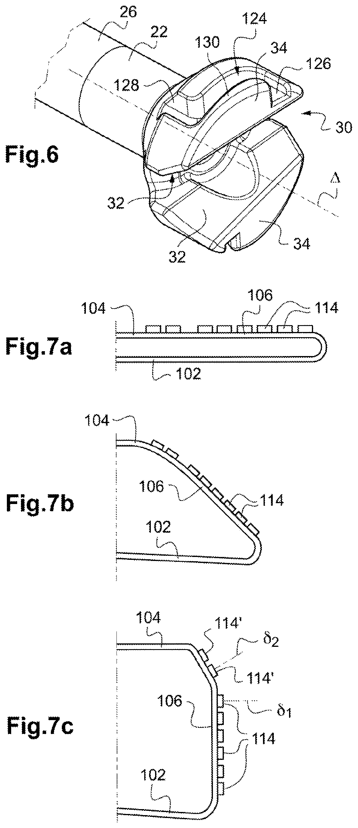 Patent US11793485 Figure 4 – Catheter with built-in ultrasound imaging sensors