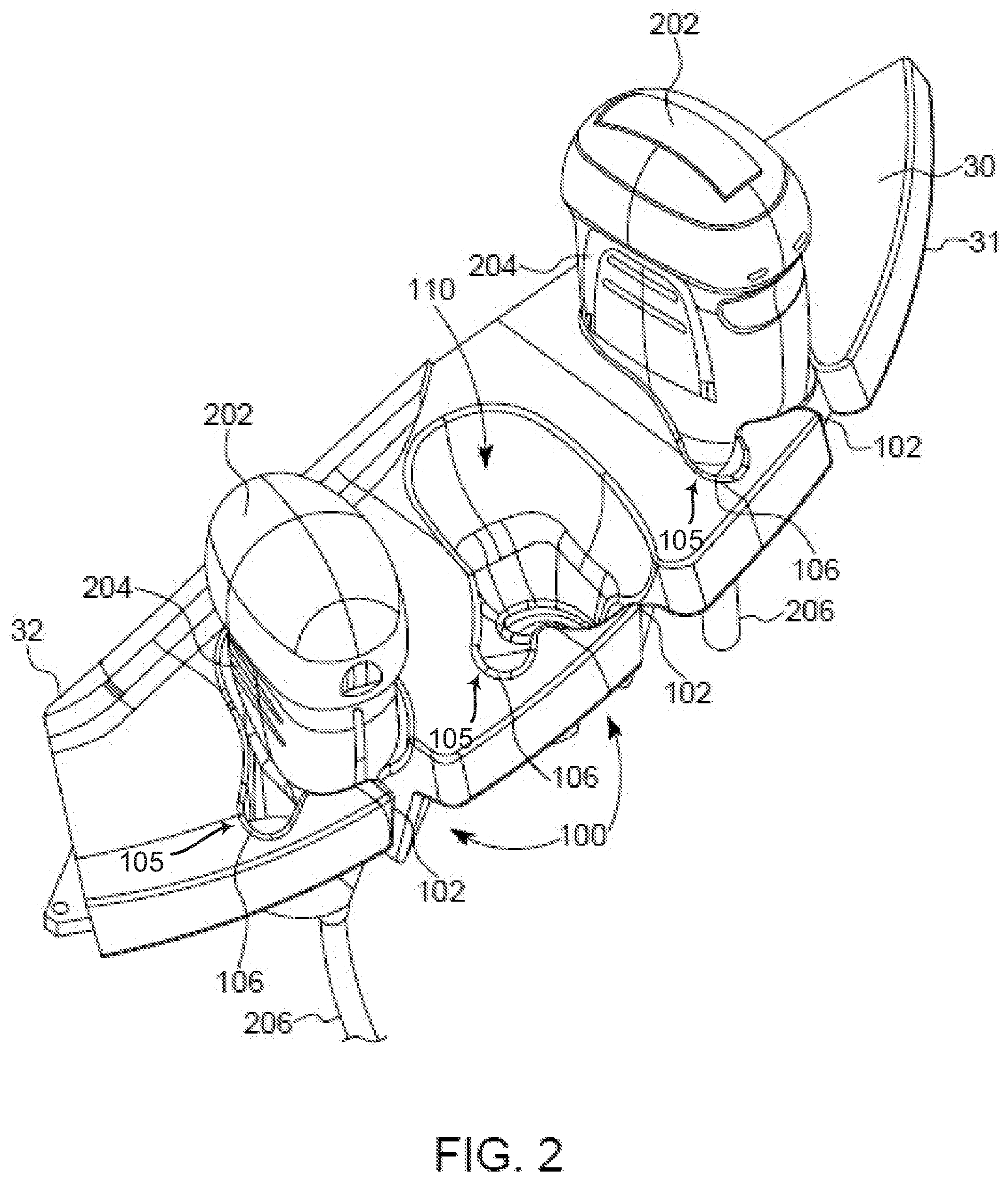 Patent US11793486 Figure 2 – Ultrasound system probe holder