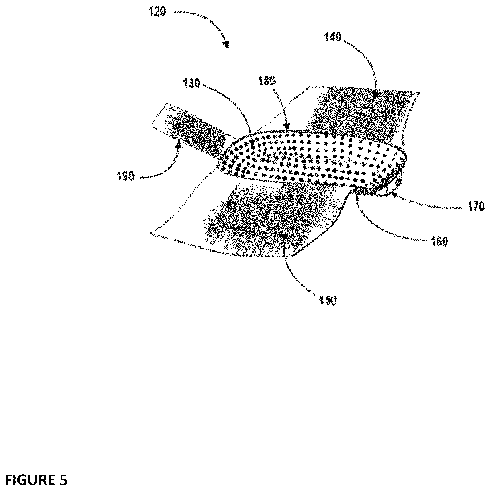 Patent US11793487 Figure 5 – Transducer array device, method and system for cardiac conditions