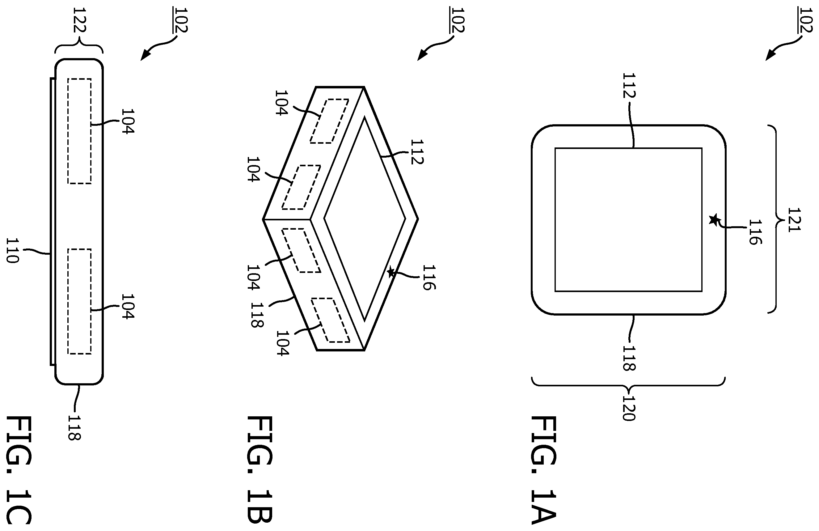 Patent US11793488 Figure 1 – Ergonomic display and activation in handheld medical ultrasound imaging device