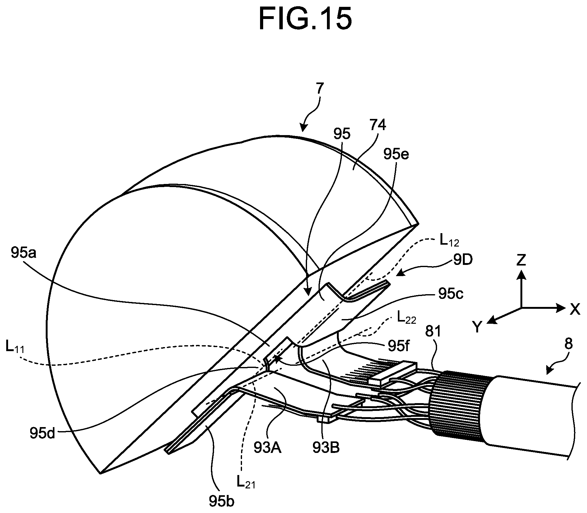 Patent US11793489 Figure 11 – Ultrasound endoscope with flexure relay substrate