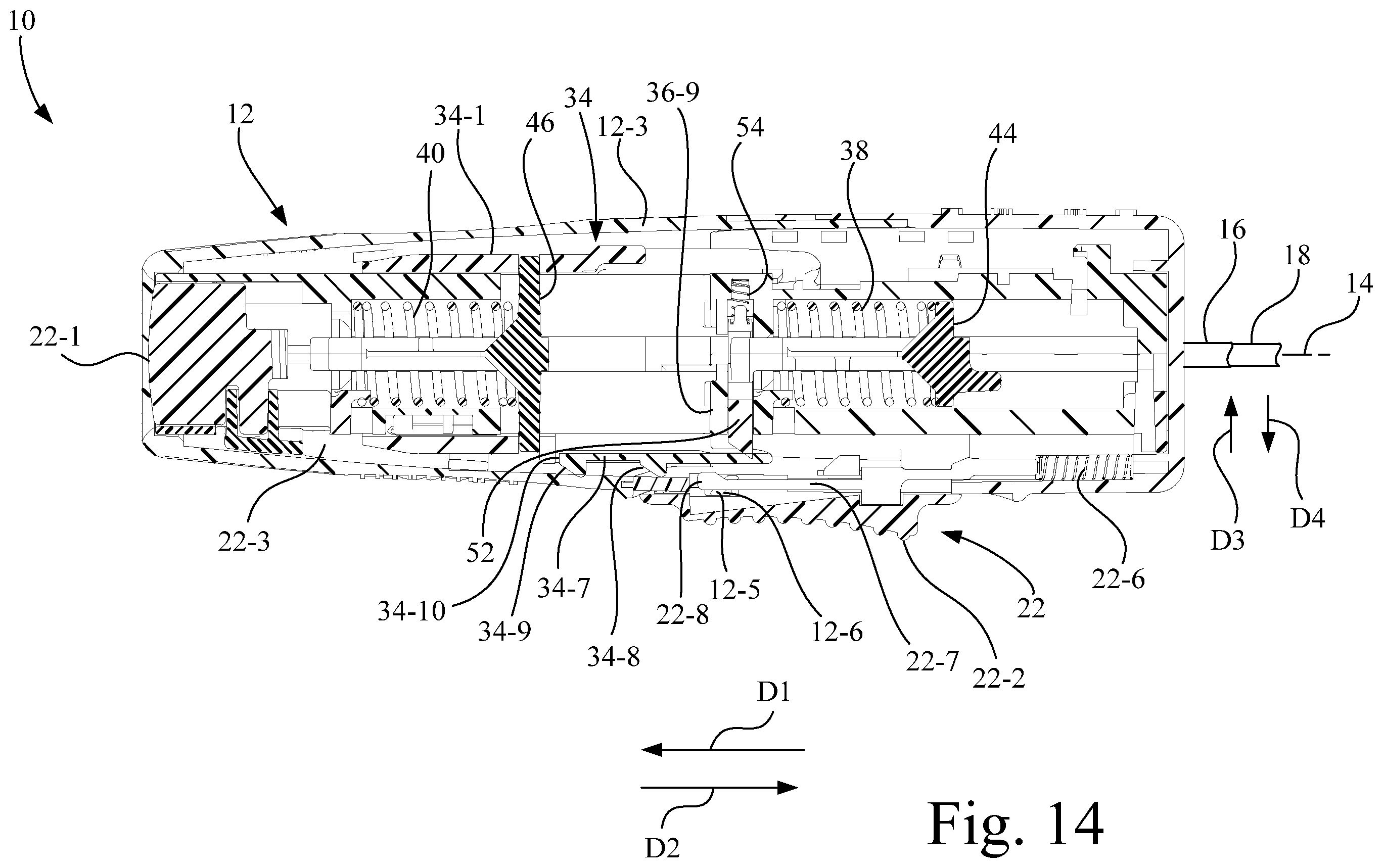 Patent US11793497 Figure 14 – Core needle biopsy device