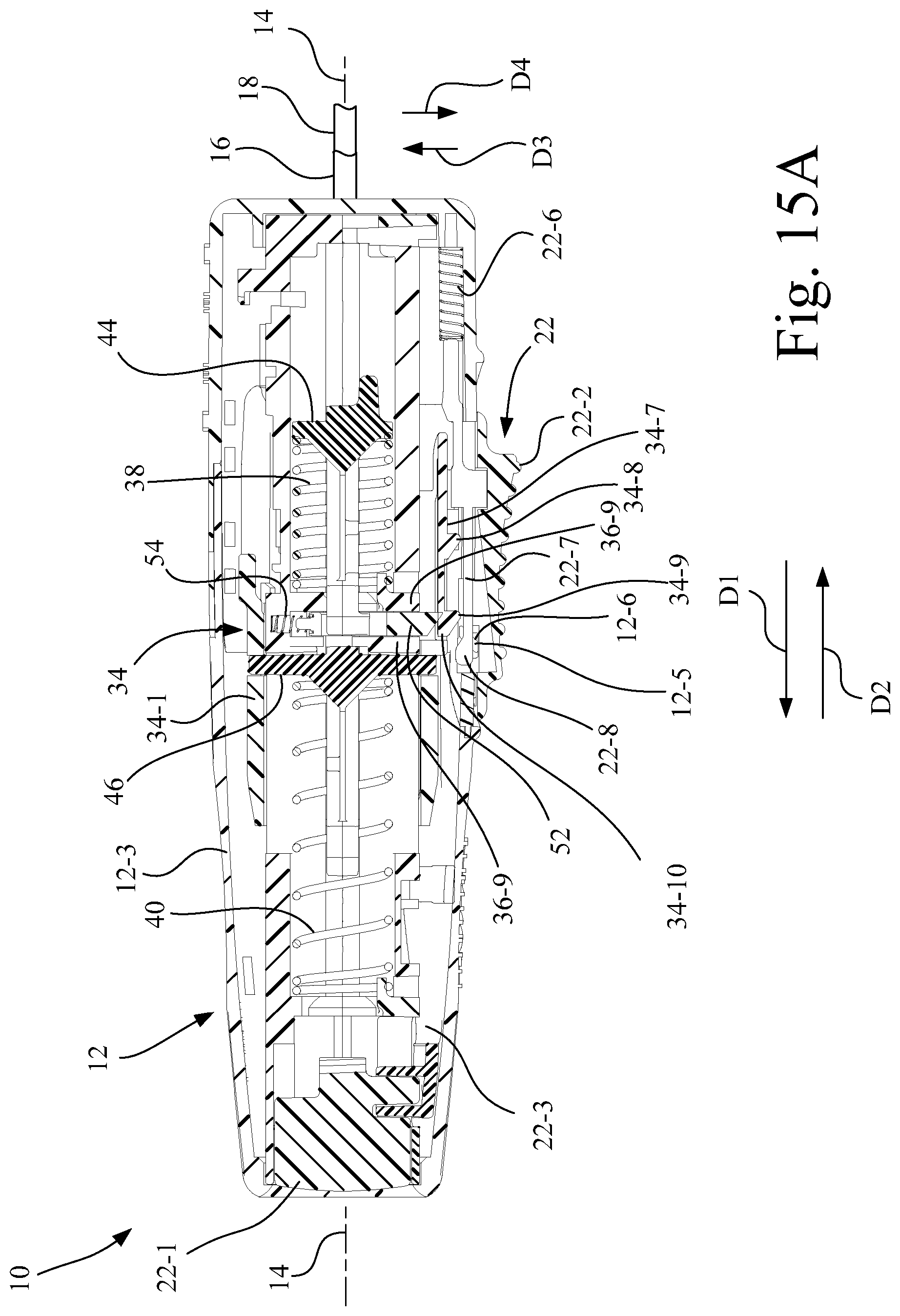 Patent US11793497 Figure 15 – Core needle biopsy device