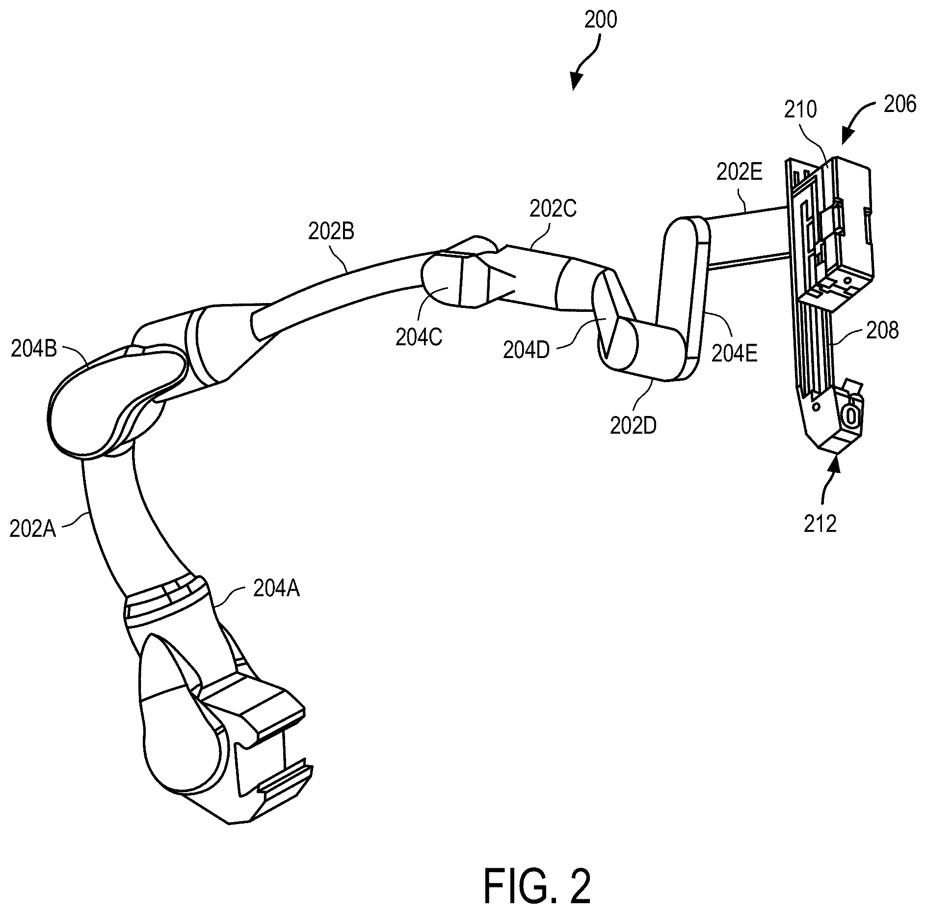 Patent US11793500 Figure 2 – Adjustable force and ball bearing attachment mechanism for docking cannulas to surgical robotic arms