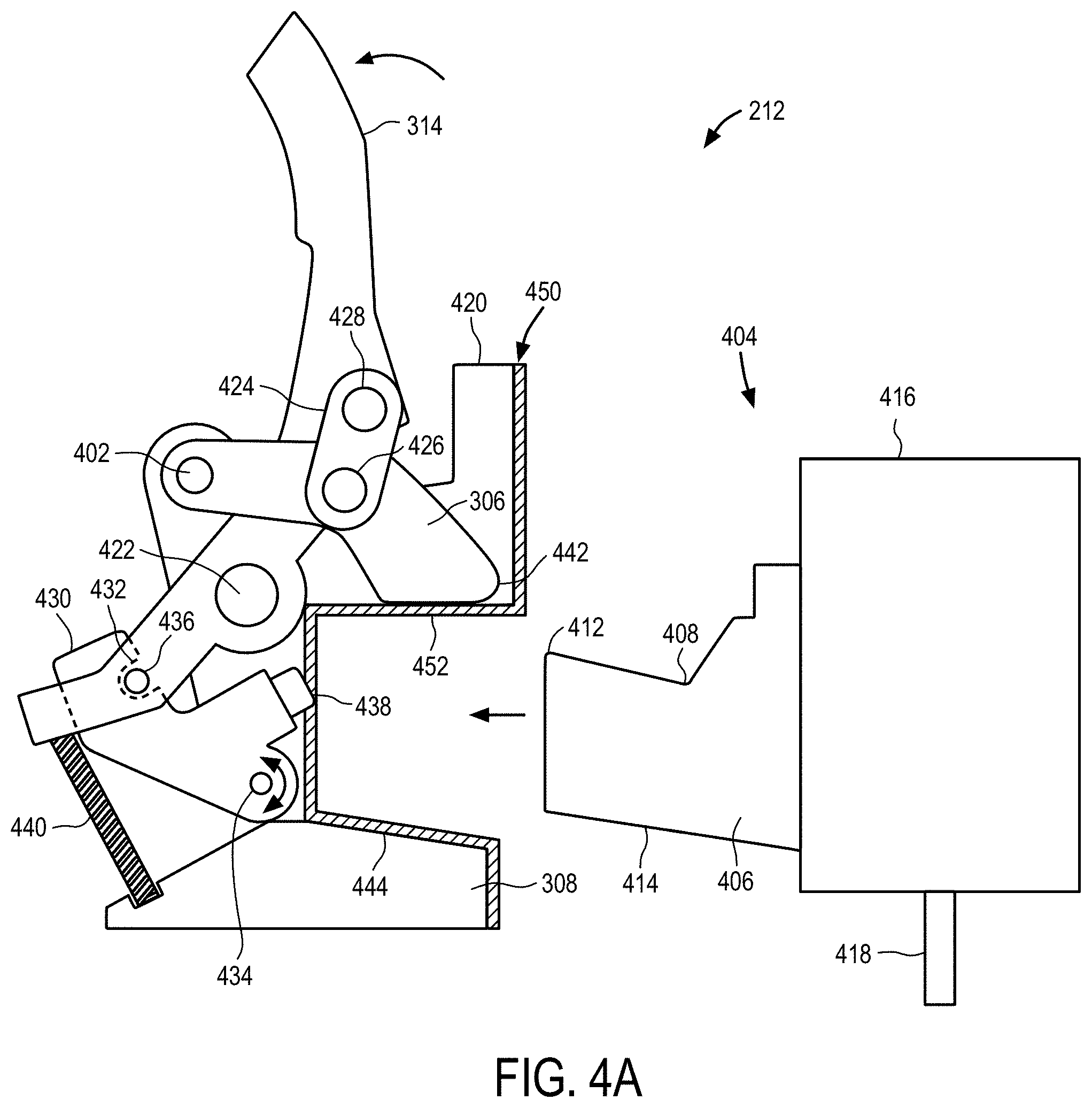 Patent US11793500 Figure 4 – Adjustable force and ball bearing attachment mechanism for docking cannulas to surgical robotic arms