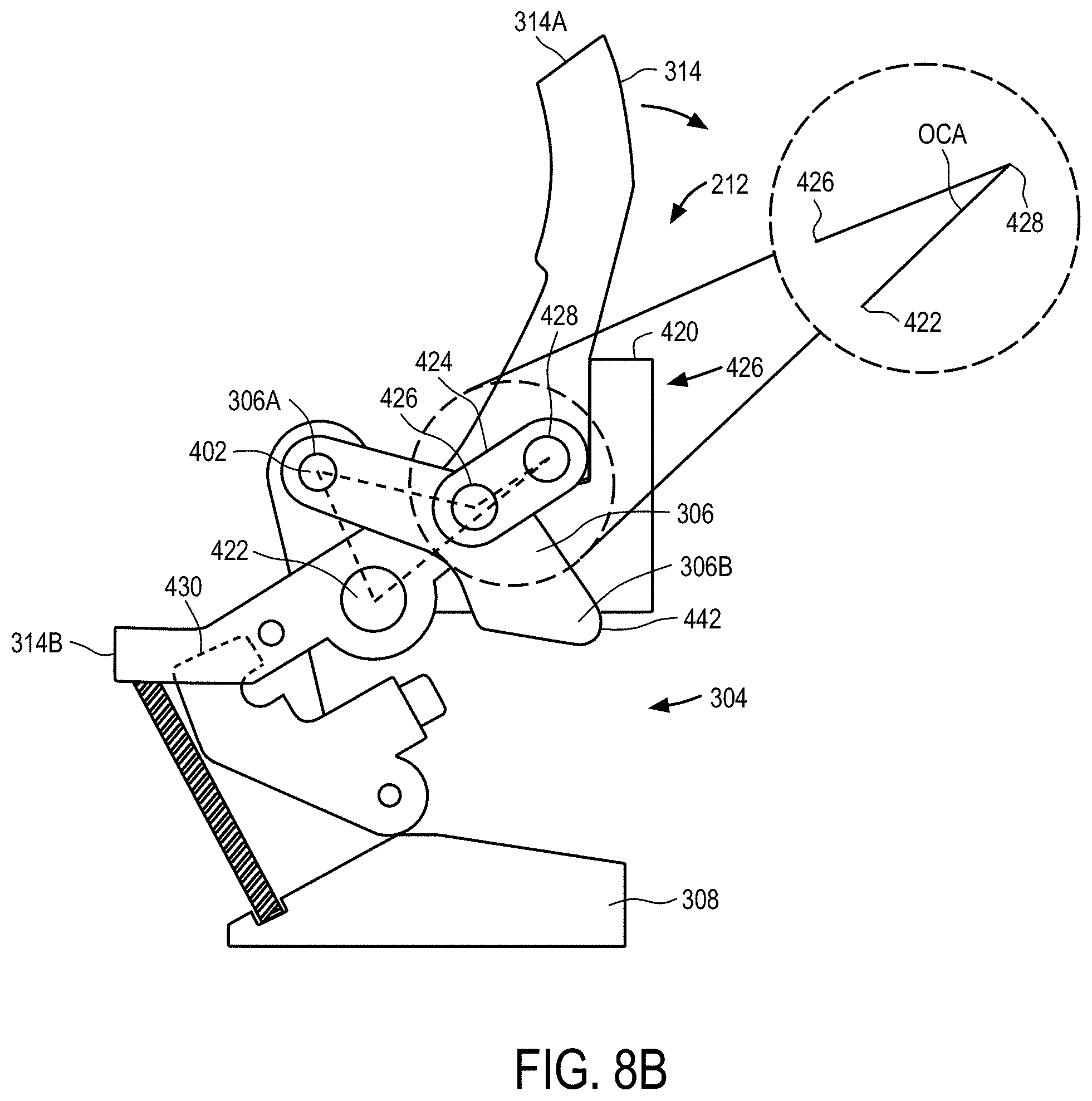 Patent US11793500 Figure 10 – Adjustable force and ball bearing attachment mechanism for docking cannulas to surgical robotic arms