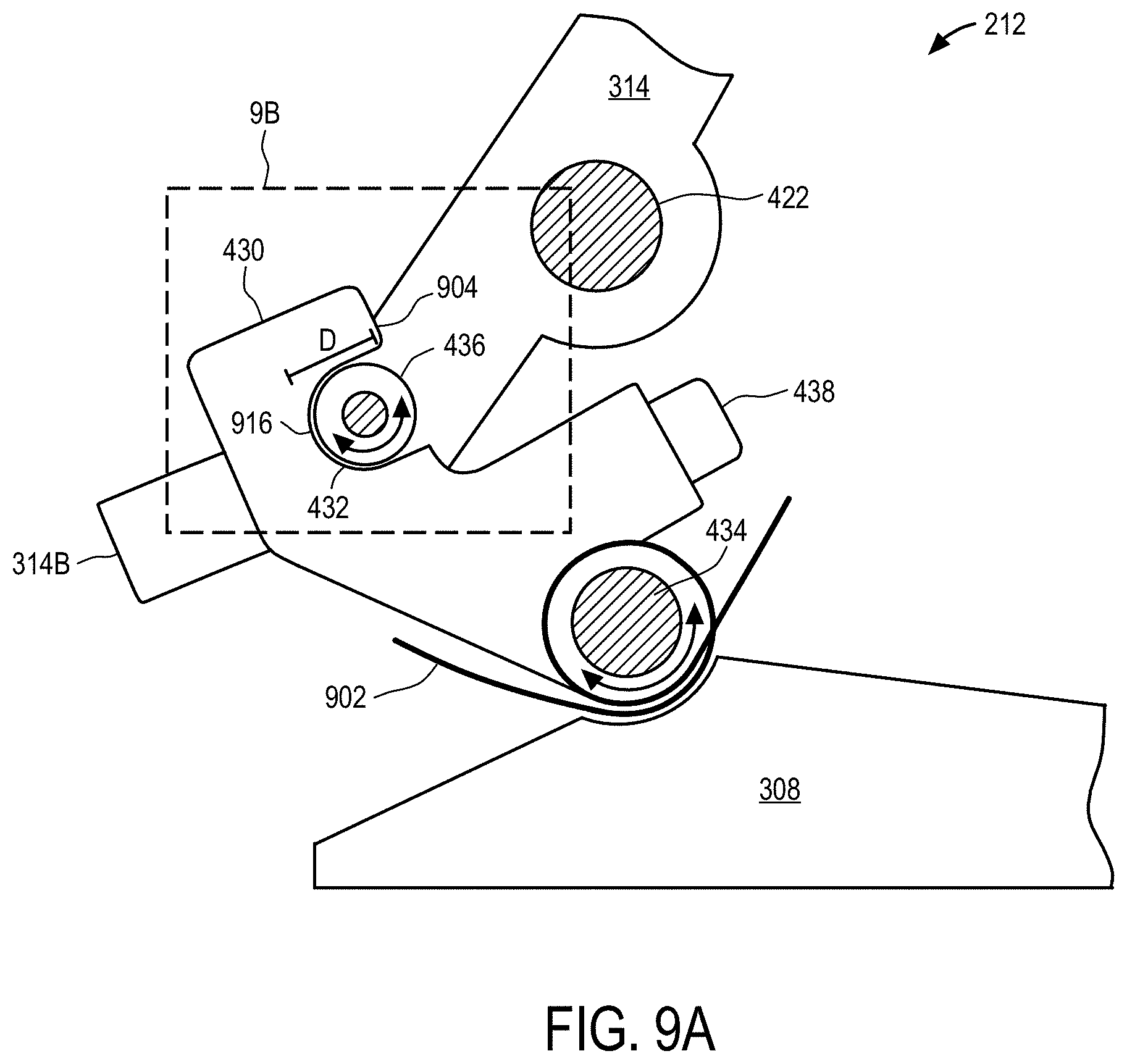 Patent US11793500 Figure 11 – Adjustable force and ball bearing attachment mechanism for docking cannulas to surgical robotic arms