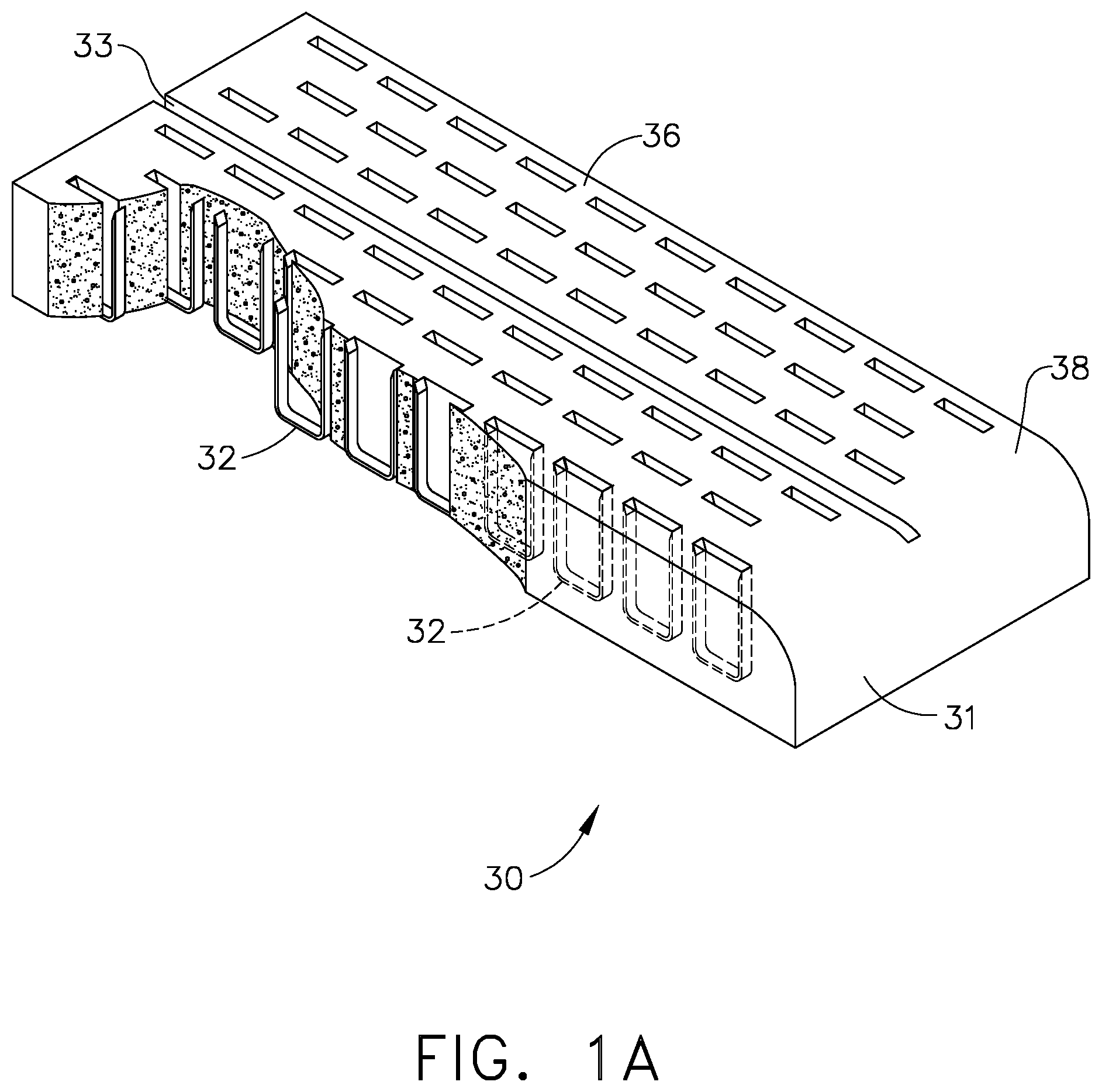 Patent US11793509 Figure 2 – Staple cartridge including an implantable layer