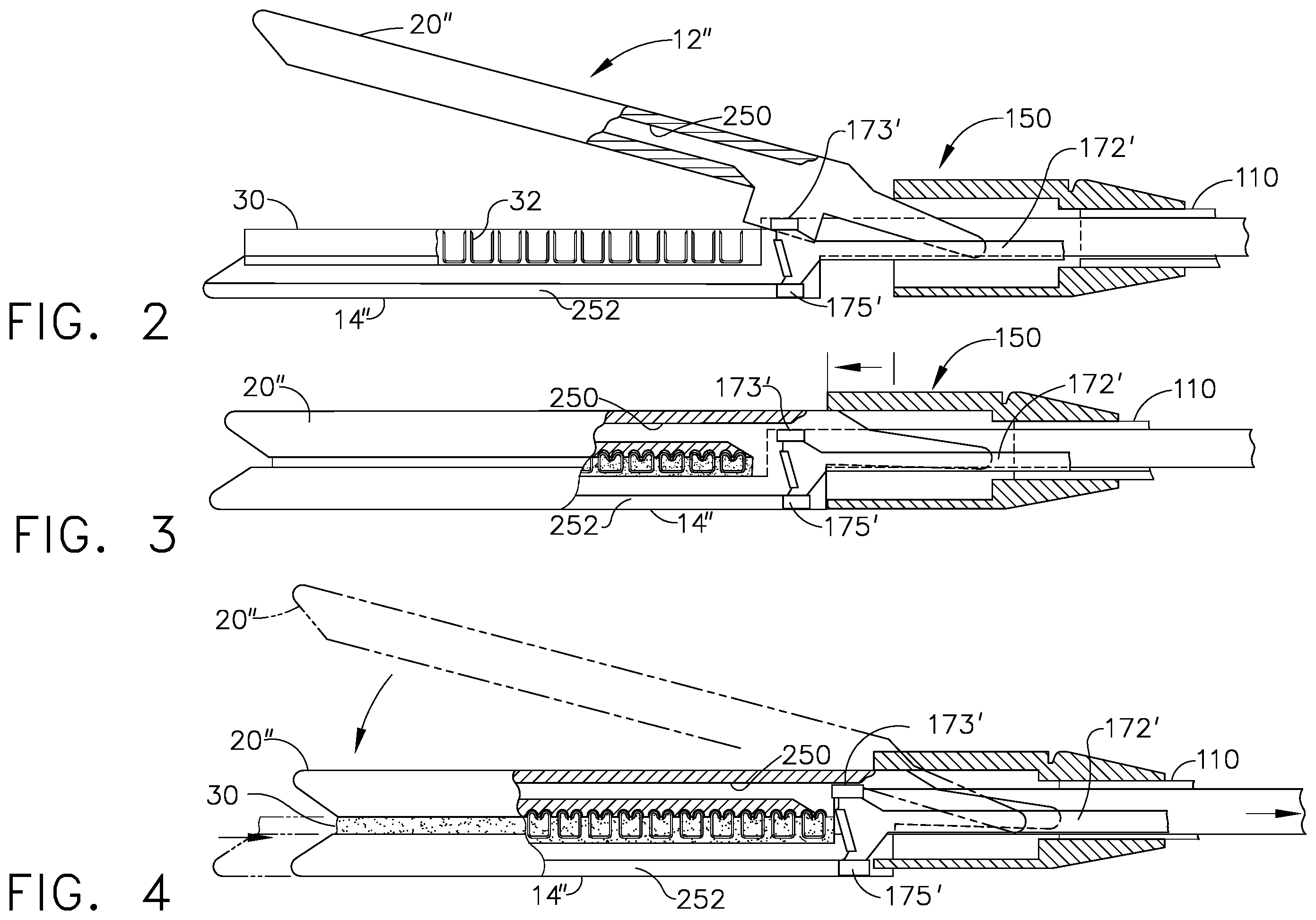 Patent US11793509 Figure 4 – Staple cartridge including an implantable layer