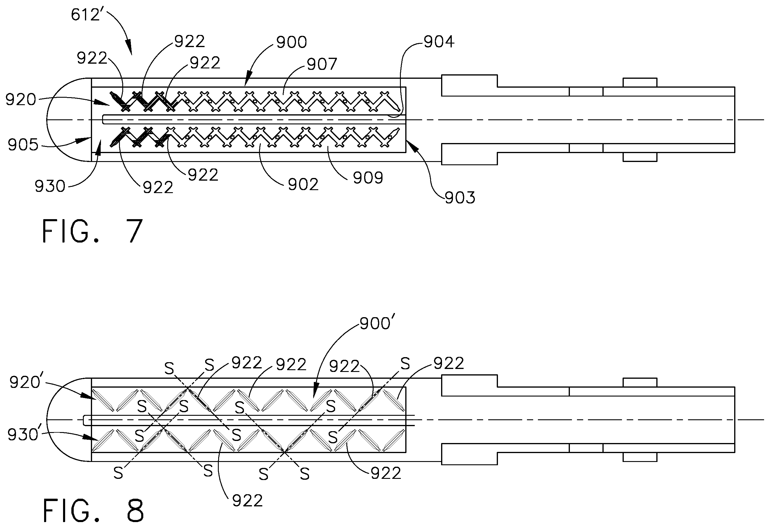 Patent US11793509 Figure 7 – Staple cartridge including an implantable layer