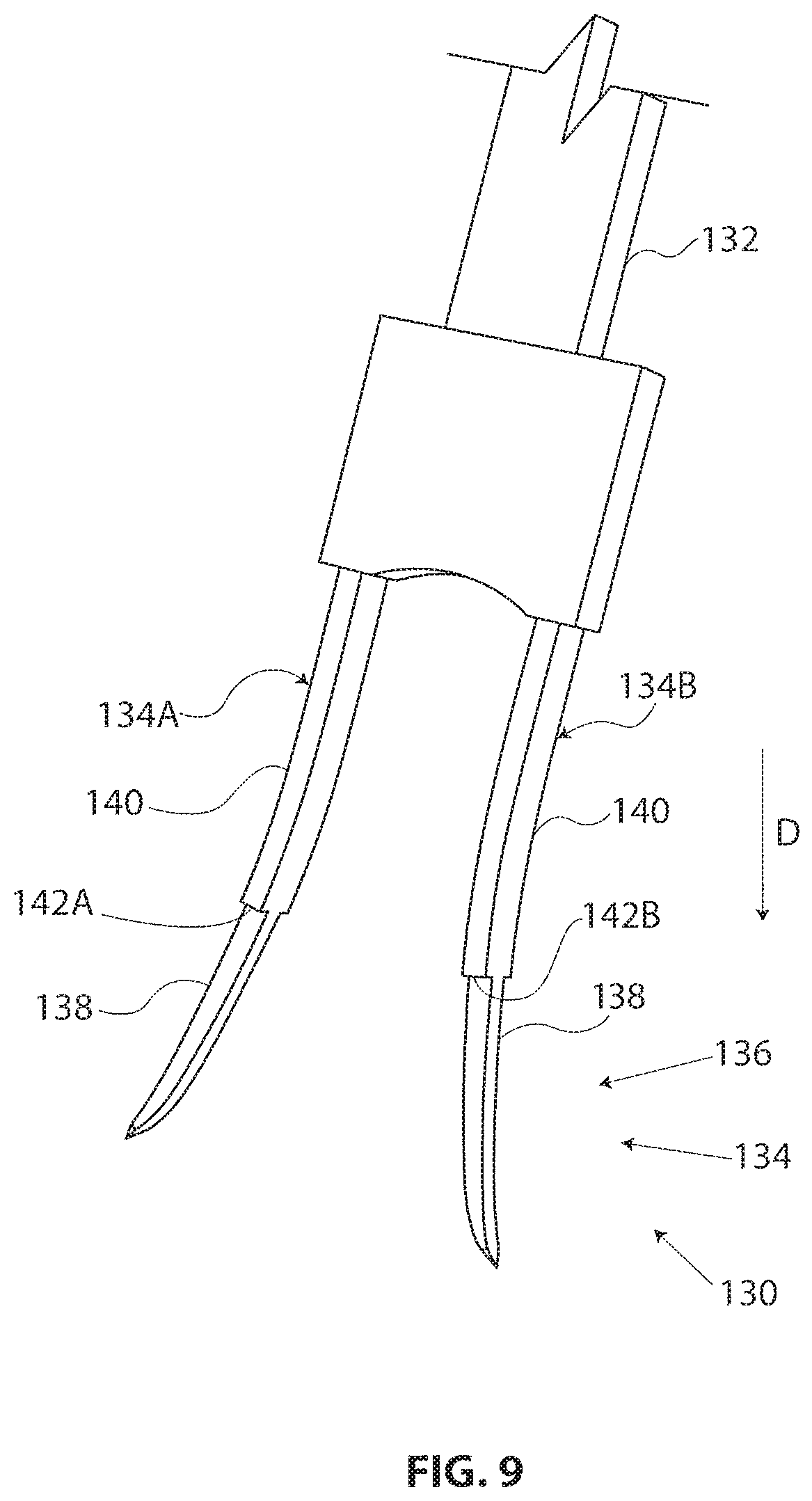Patent US11793510 Figure 8 – Methods and apparatus for delivering staples to a target tissue