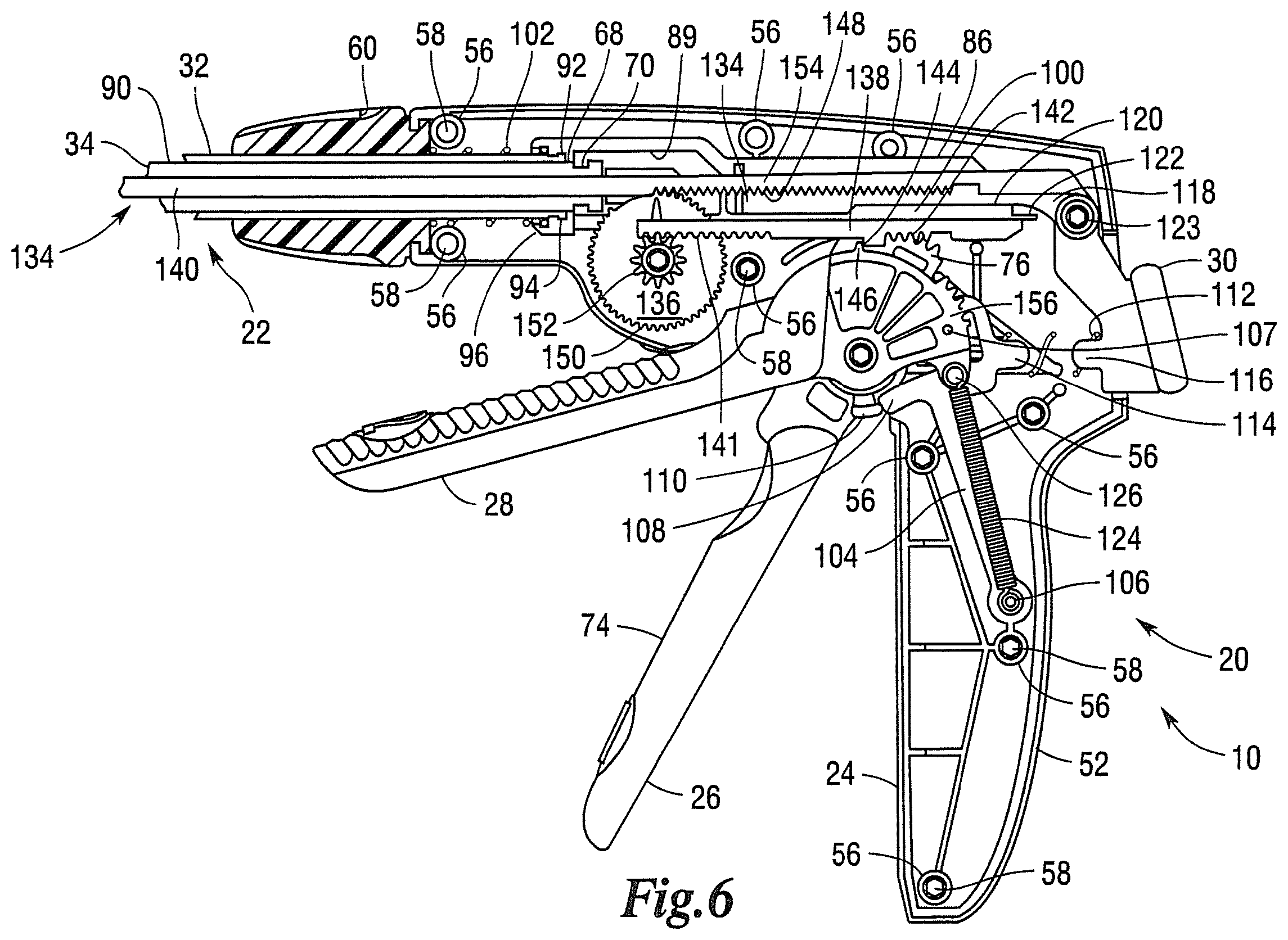 Patent US11793512 Figure 4 – Staple cartridges for forming staples having differing formed staple heights