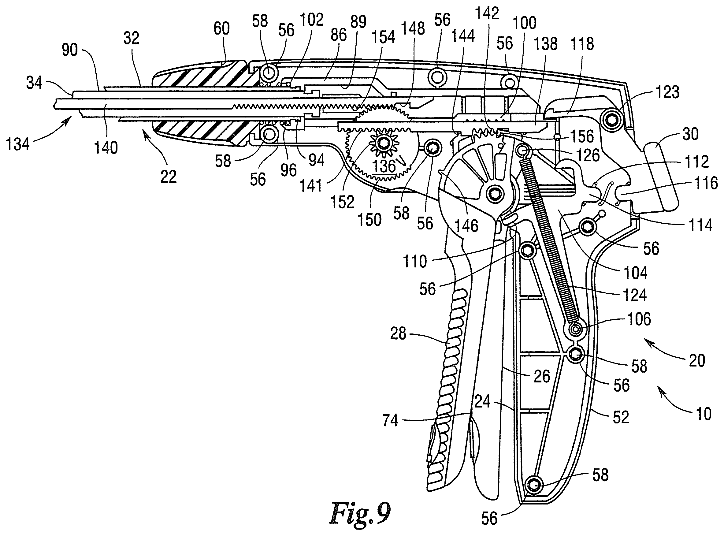 Patent US11793512 Figure 7 – Staple cartridges for forming staples having differing formed staple heights