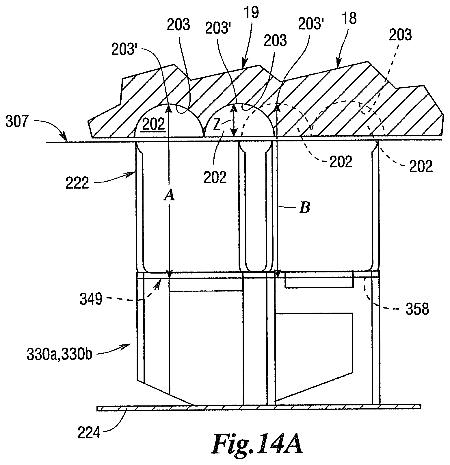 Patent US11793512 Figure 10 – Staple cartridges for forming staples having differing formed staple heights