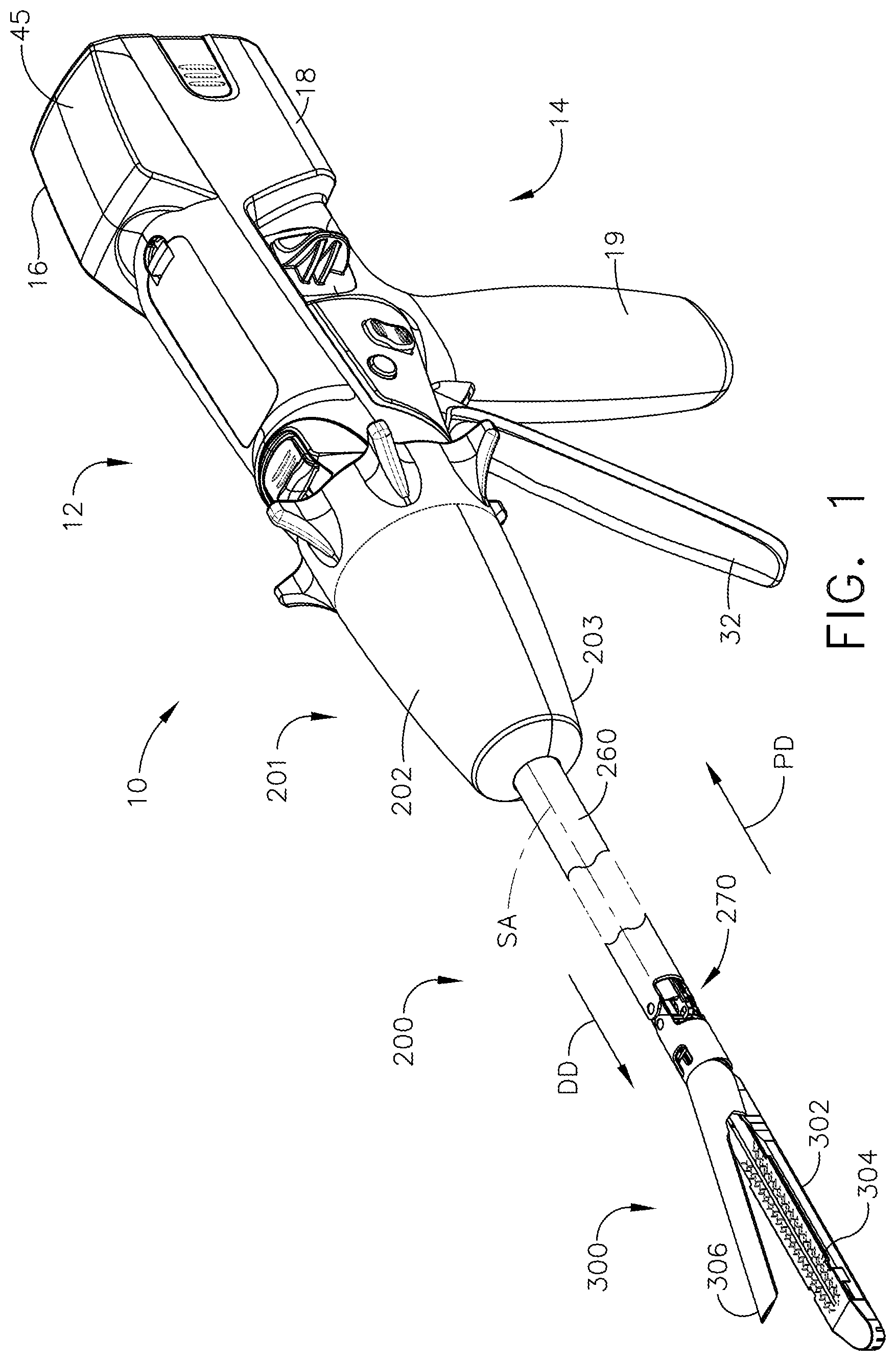 Patent US11793513 Figure 1 – Systems and methods for controlling motor speed according to user input for a surgical instrument