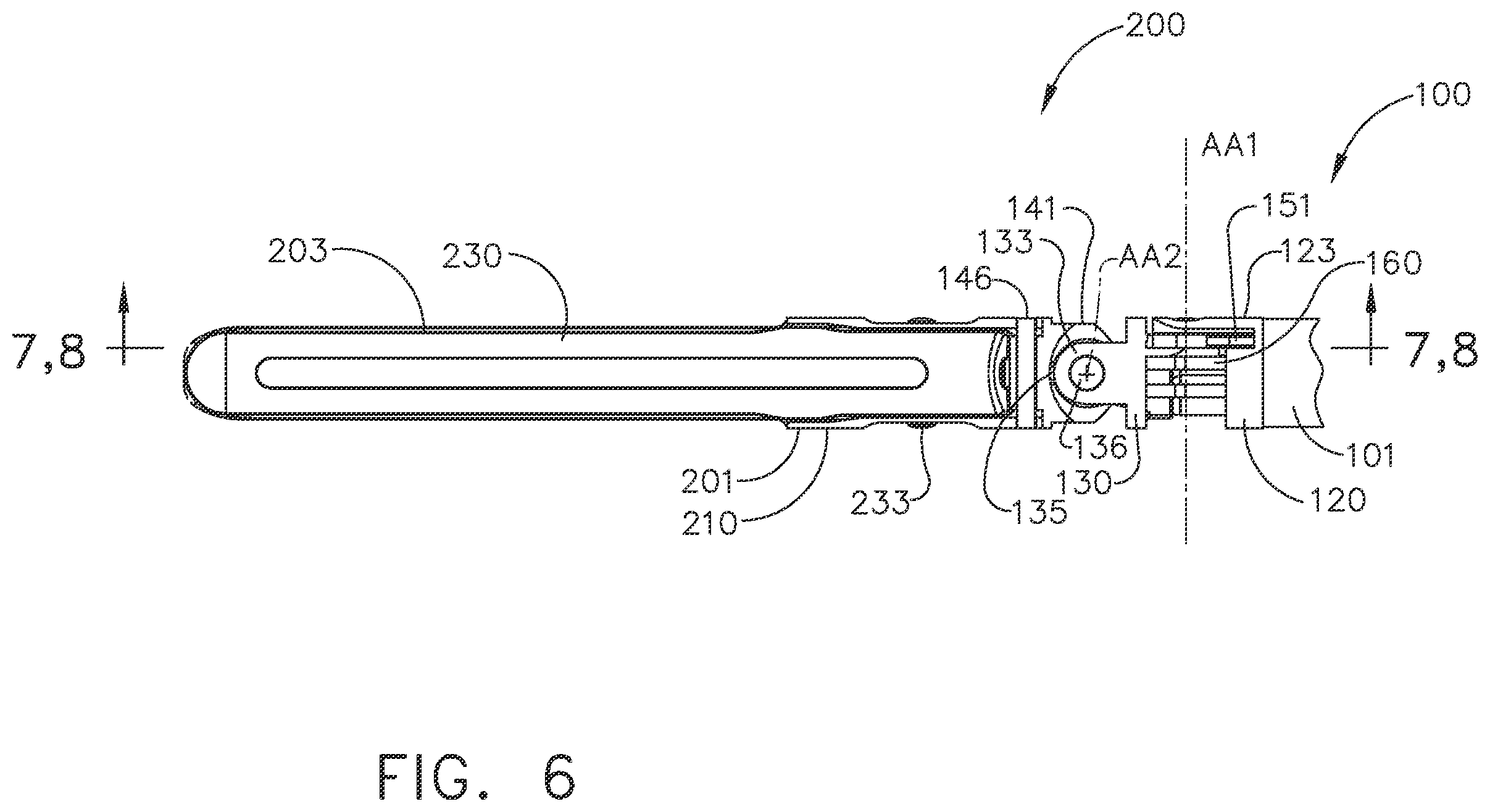 Patent US11793516 Figure 6 – Surgical staple cartridge comprising longitudinal support beam