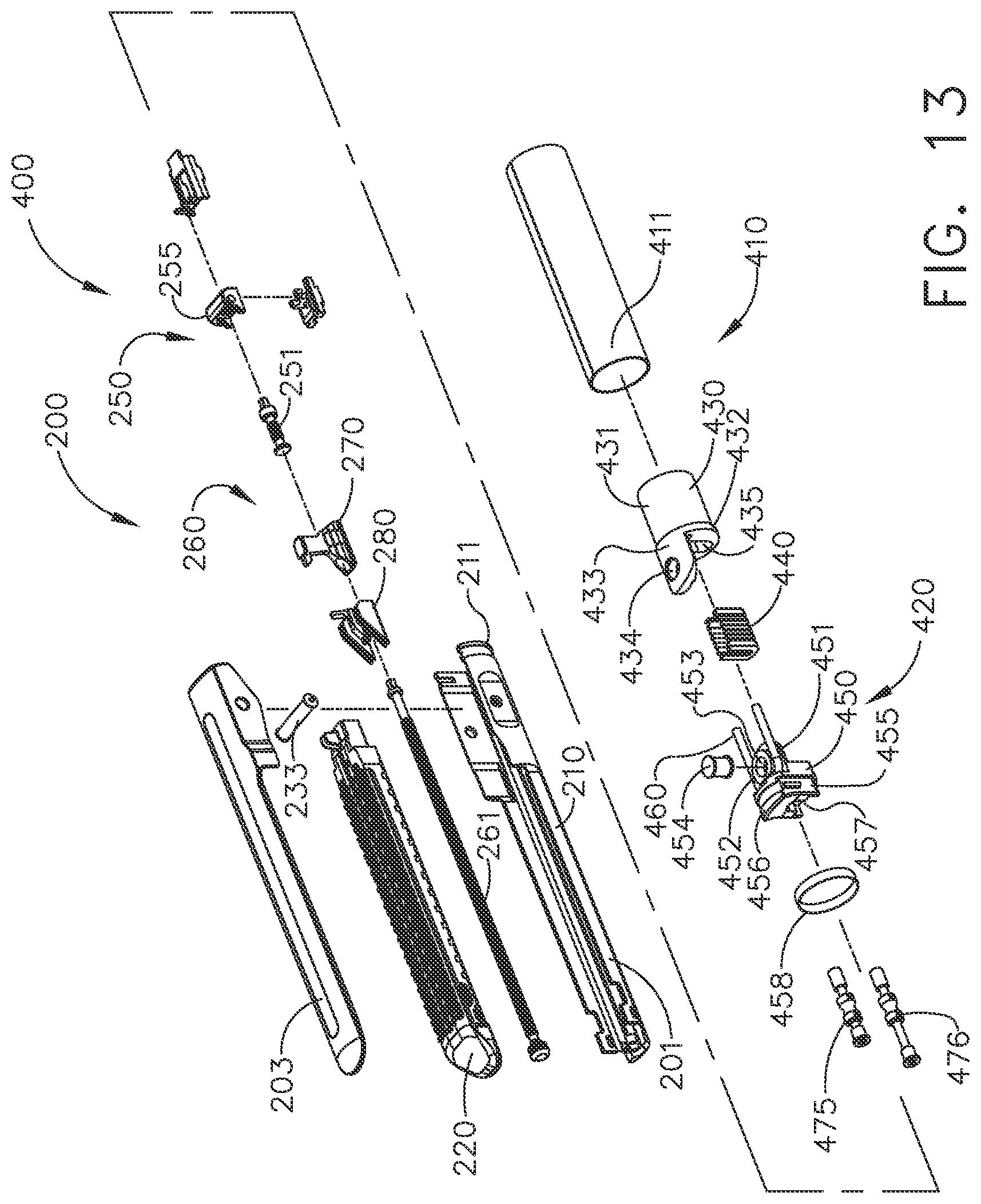 Patent US11793516 Figure 13 – Surgical staple cartridge comprising longitudinal support beam