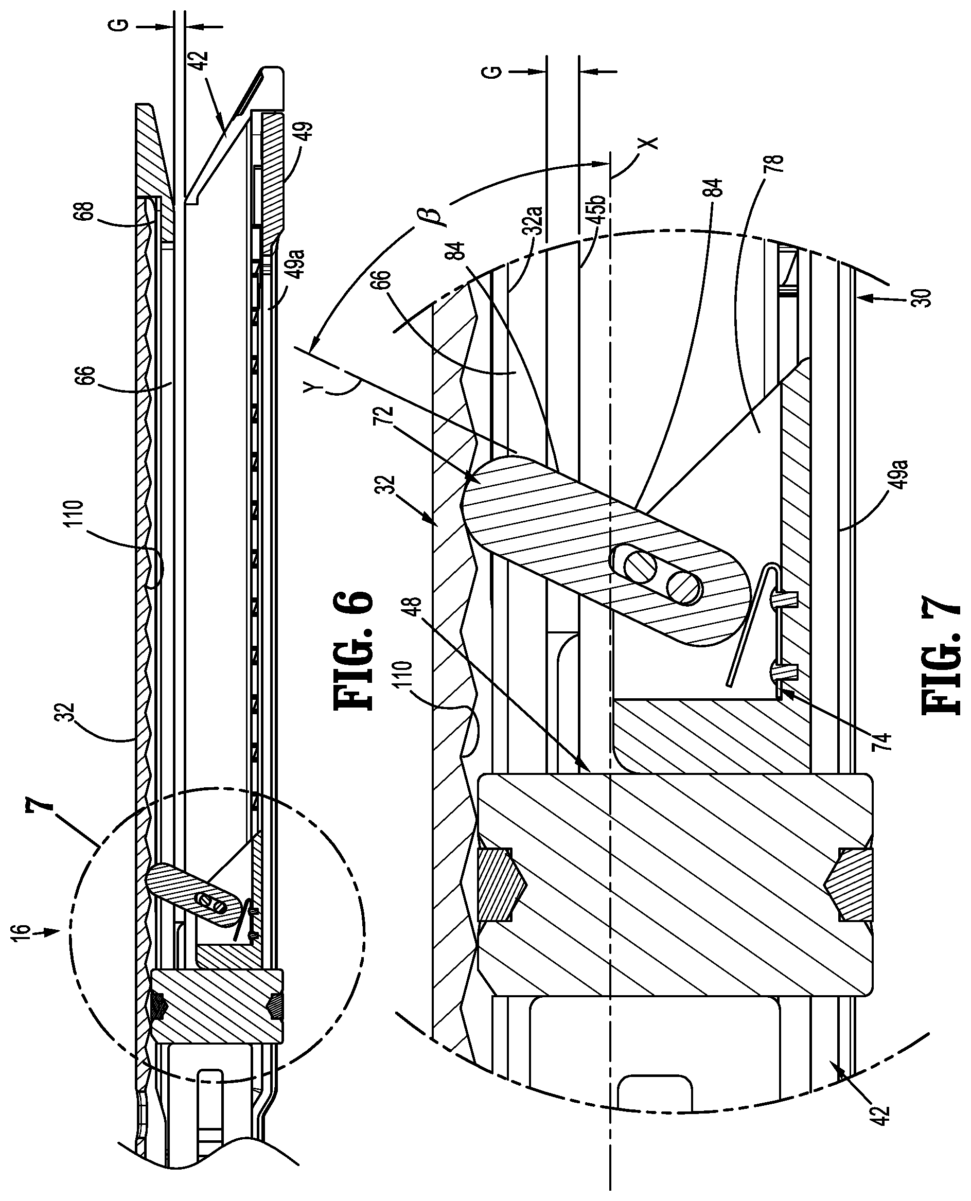 Patent US11793517 Figure 5 – Linear stapling device with vertically movable knife