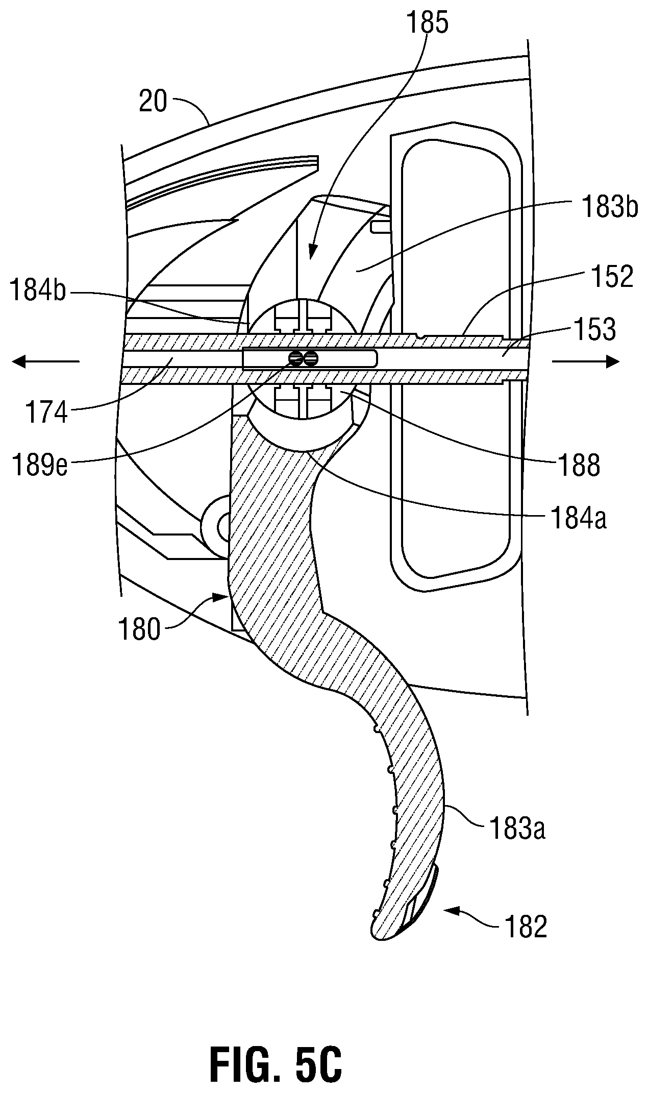 Patent US11793520 Figure 8 – Trigger mechanisms for surgical instruments and surgical instruments including the same