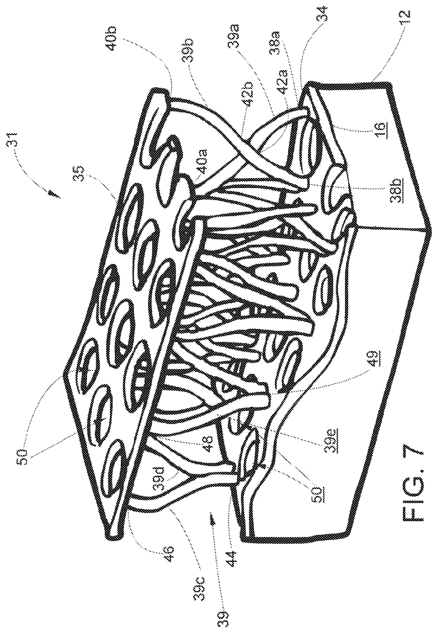 Patent US11793522 Figure 7 – Staple cartridge assembly including a compressible adjunct