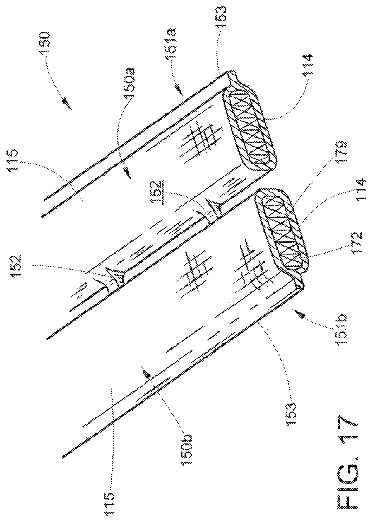 Patent US11793522 Figure 17 – Staple cartridge assembly including a compressible adjunct