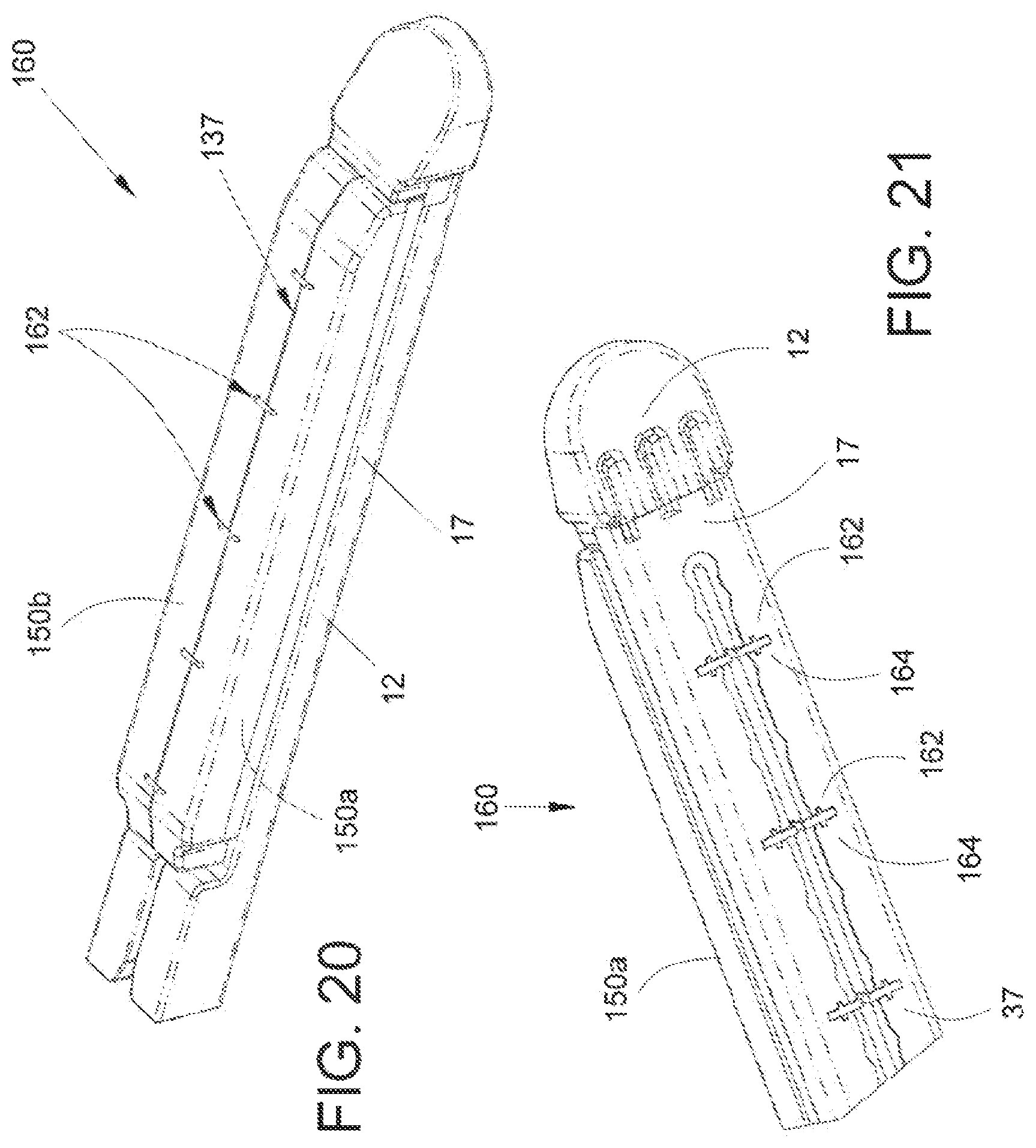 Patent US11793522 Figure 20 – Staple cartridge assembly including a compressible adjunct