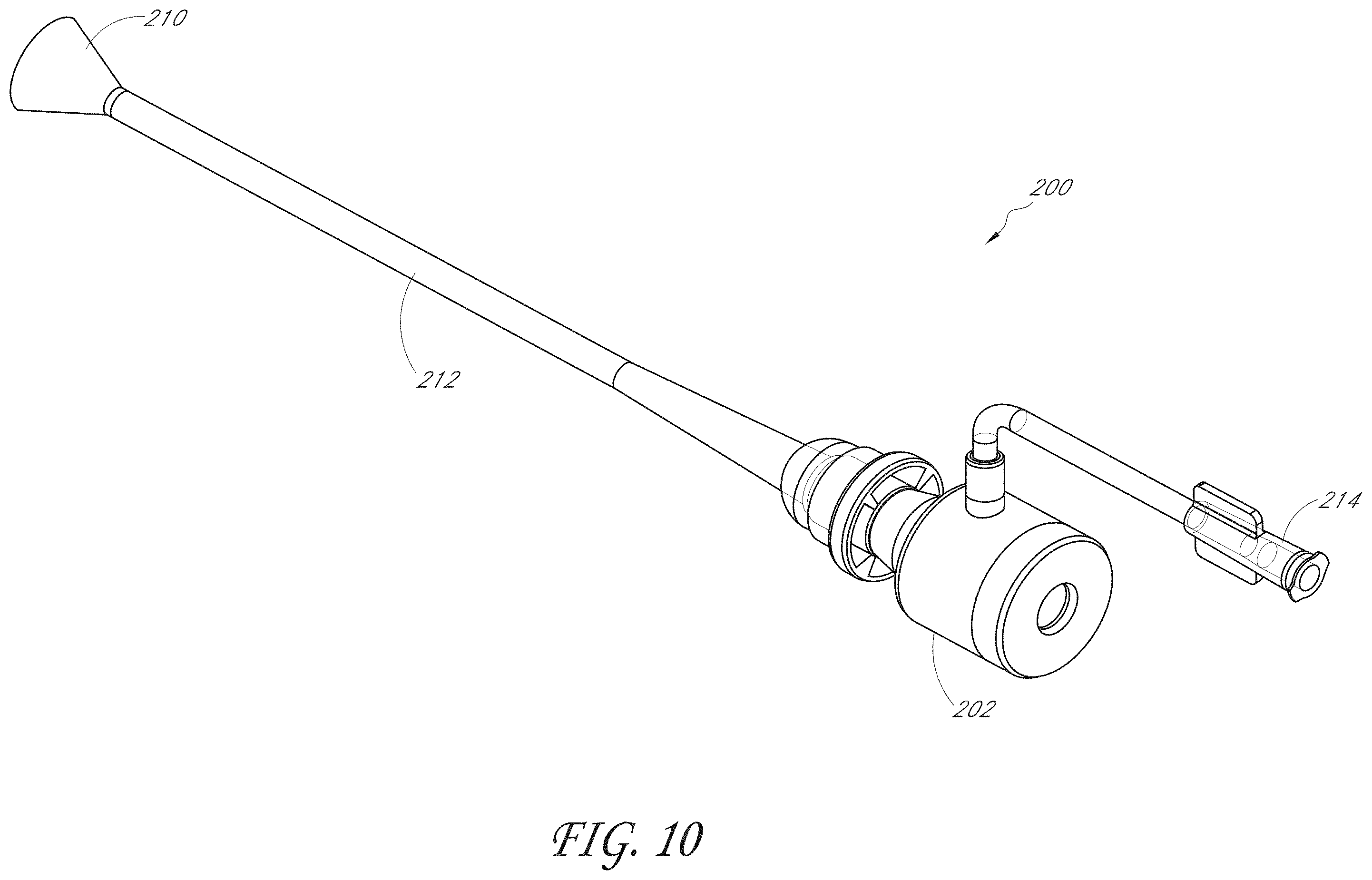 Patent US11793531 Figure 10 – Axial lengthening thrombus capture system, tensioning system and expandable funnel catheter