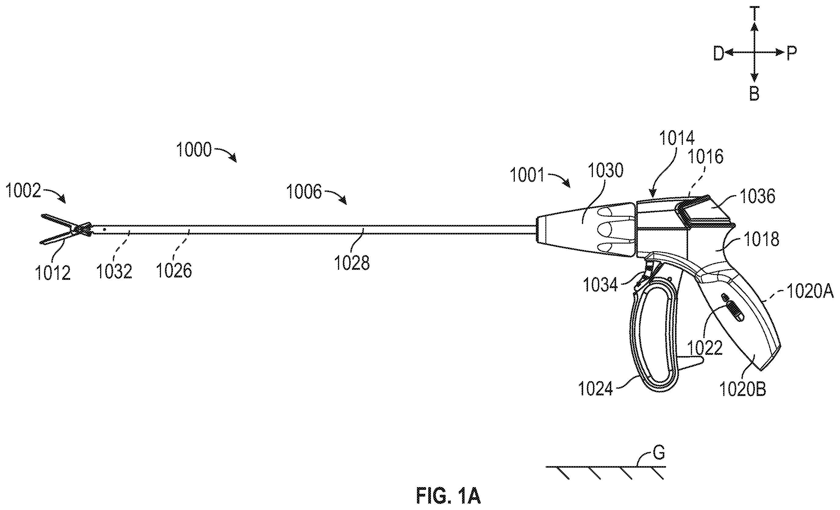 Patent US11793534 Figure 1 – Forceps having actuator splay control