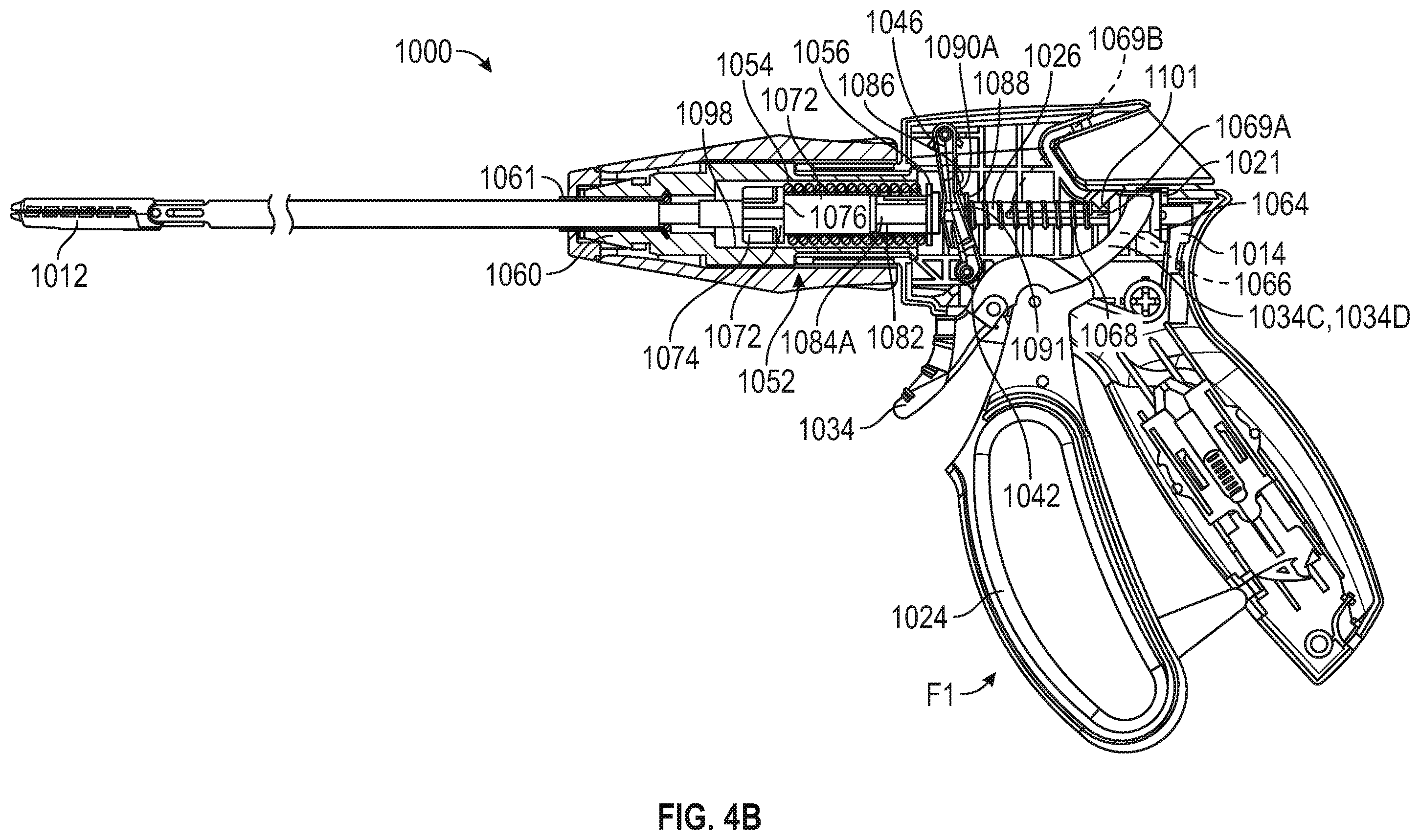 Patent US11793534 Figure 10 – Forceps having actuator splay control