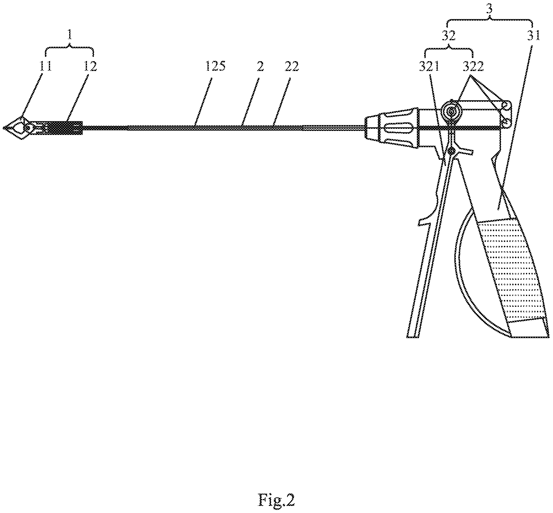 Patent US11793535 Figure 2 – Endoluminal surgery device