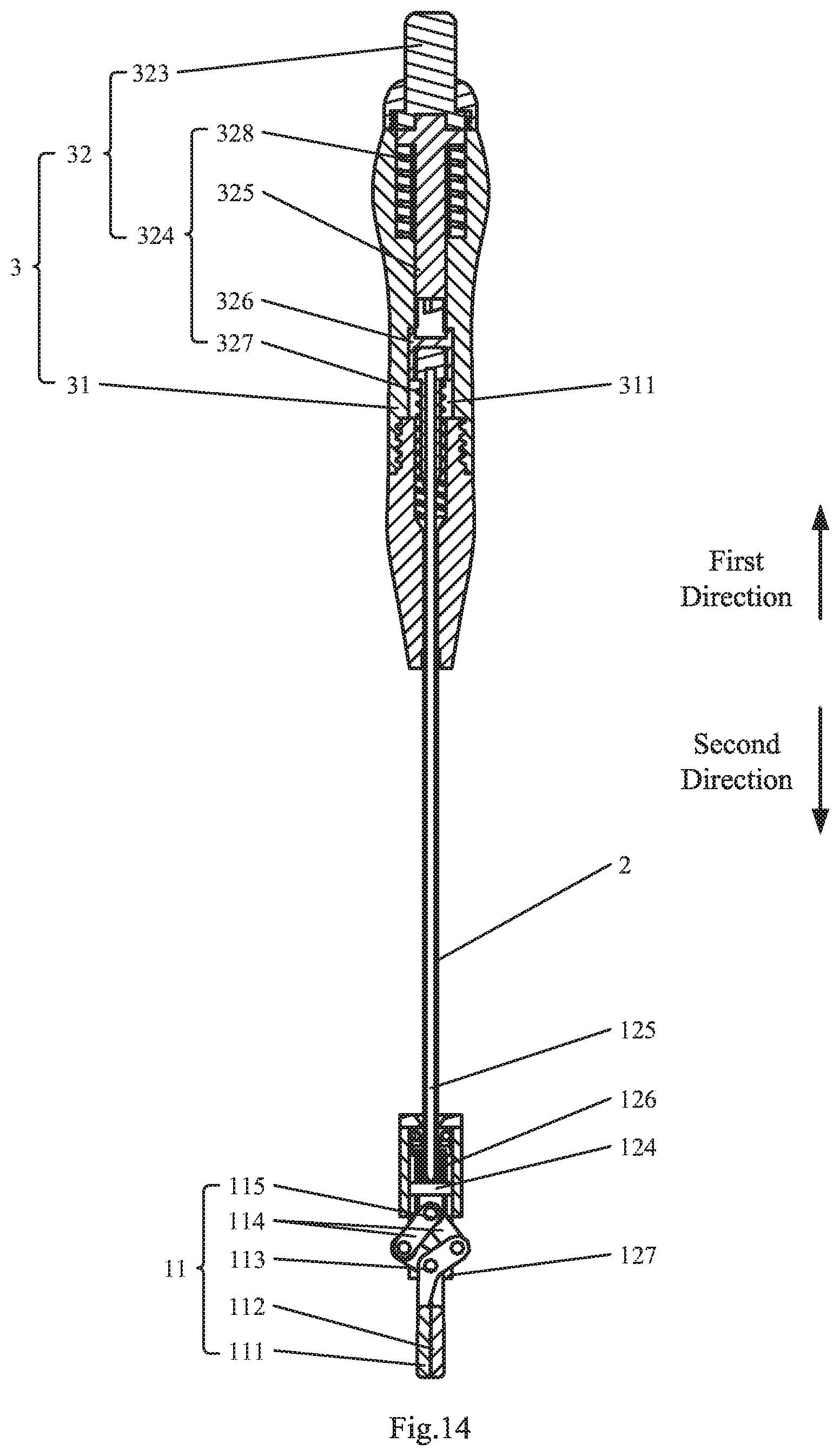 Patent US11793535 Figure 10 – Endoluminal surgery device