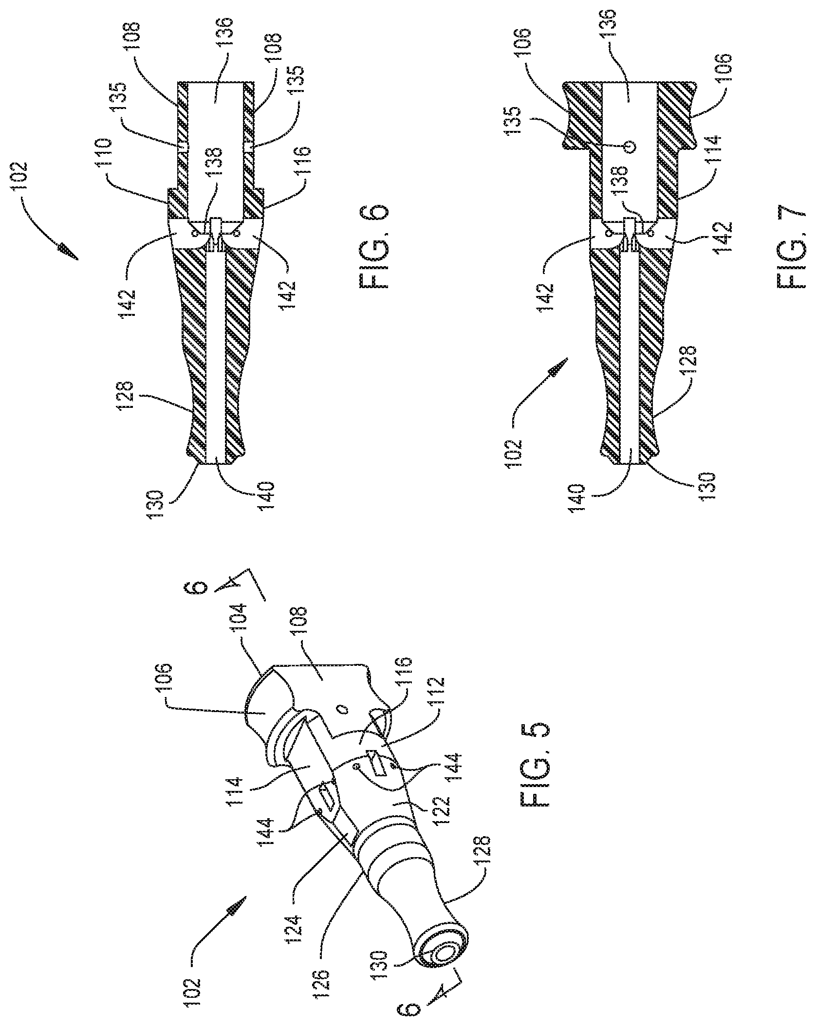 Patent US11793536 Figure 5 – Surgical tool having cables for selectively steering and locking a shaft in a bend