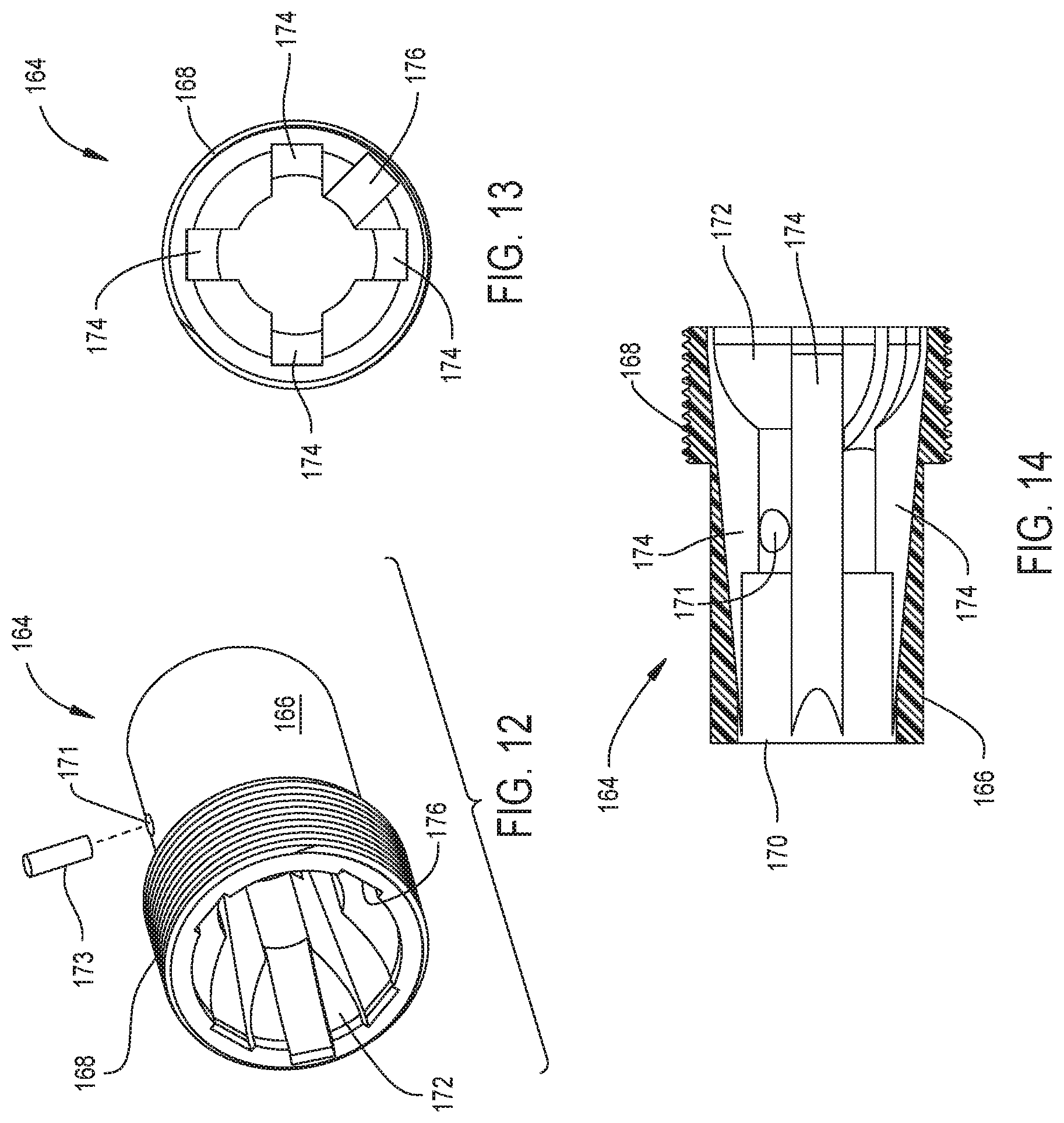 Patent US11793536 Figure 8 – Surgical tool having cables for selectively steering and locking a shaft in a bend