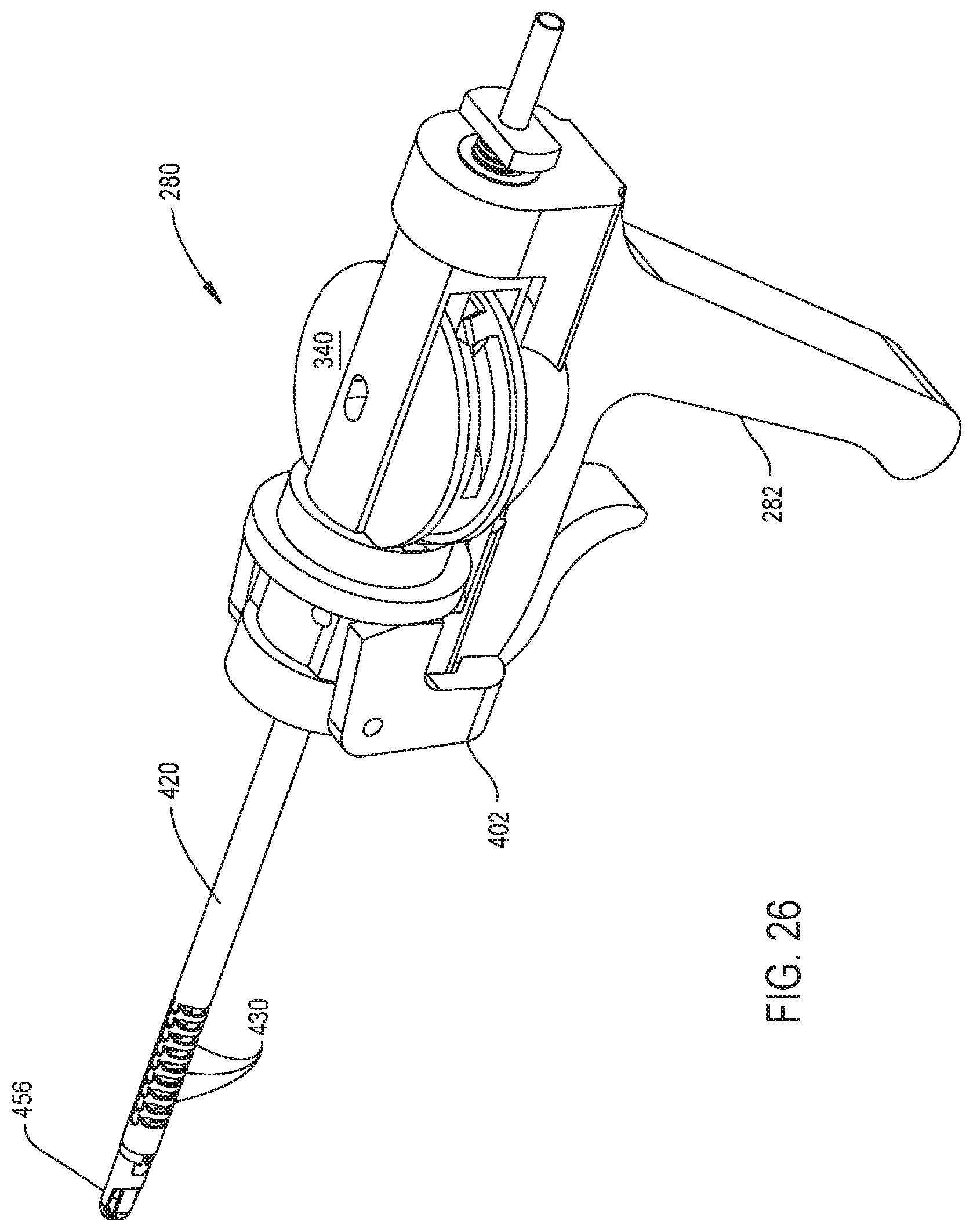 Patent US11793536 Figure 13 – Surgical tool having cables for selectively steering and locking a shaft in a bend