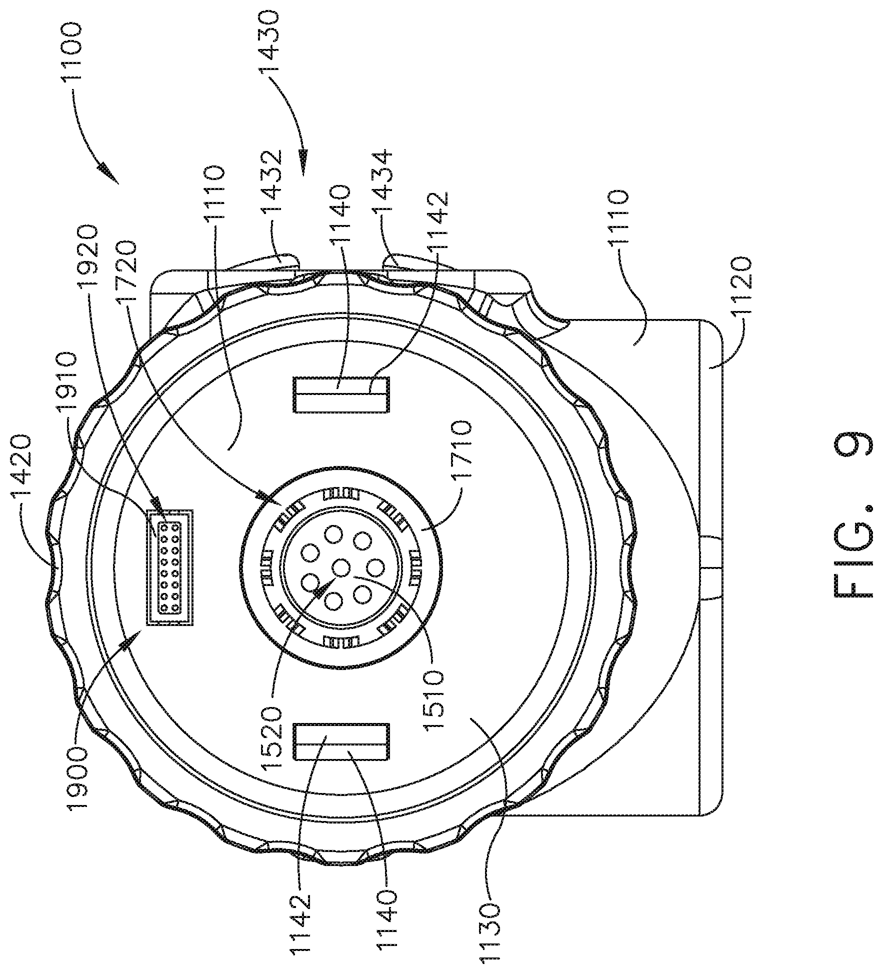 Patent US11793537 Figure 9 – Surgical instrument comprising an adaptive electrical system