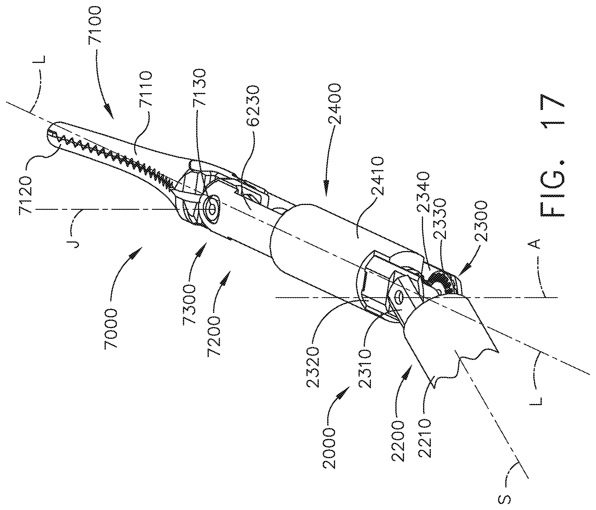 Patent US11793537 Figure 17 – Surgical instrument comprising an adaptive electrical system