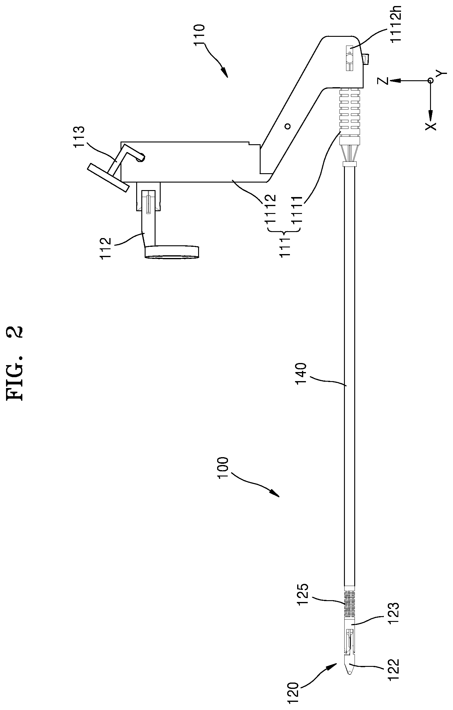 Patent US11793538 Figure 4 – Surgical instrument