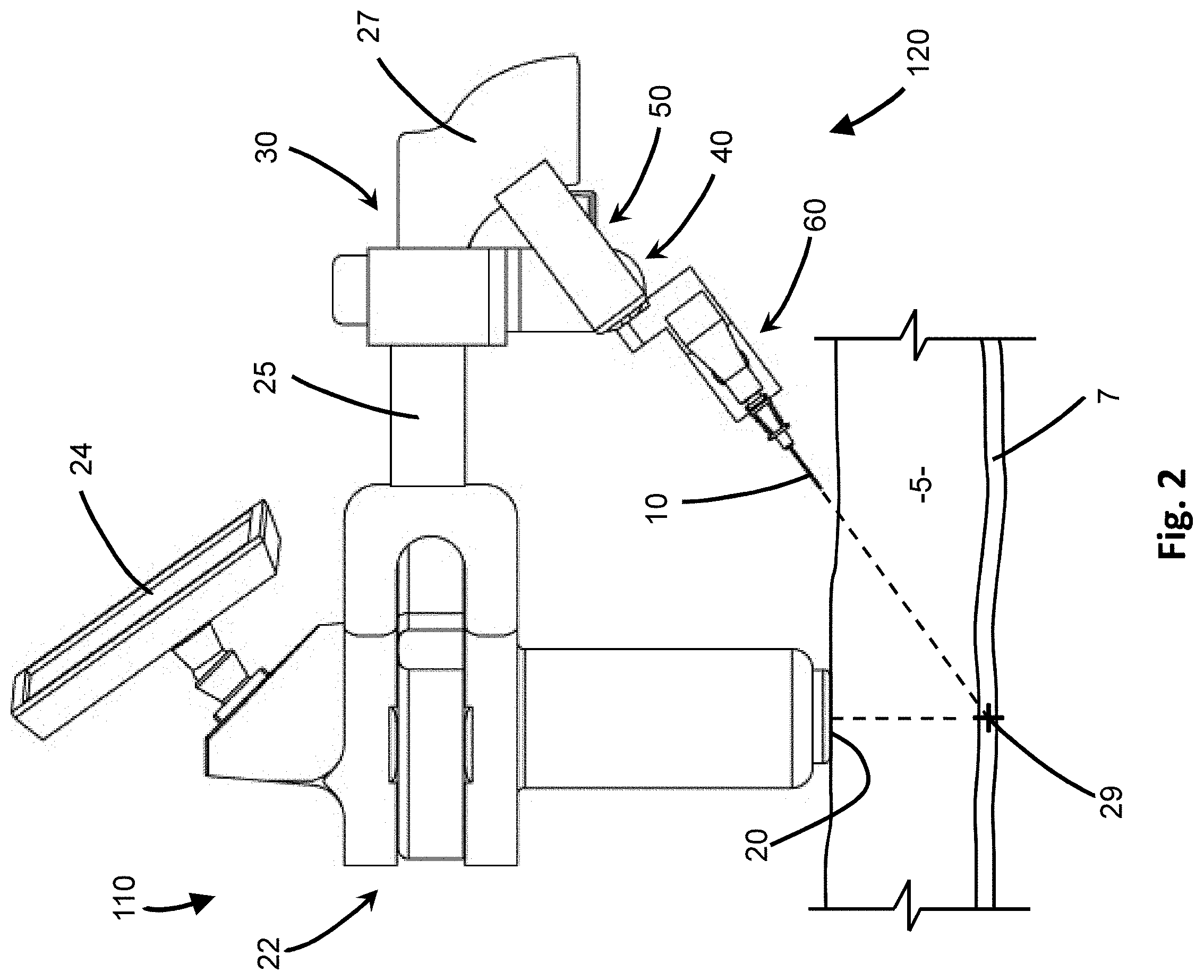 Patent US11793543 Figure 2 – Device and method for automated insertion of penetrating member