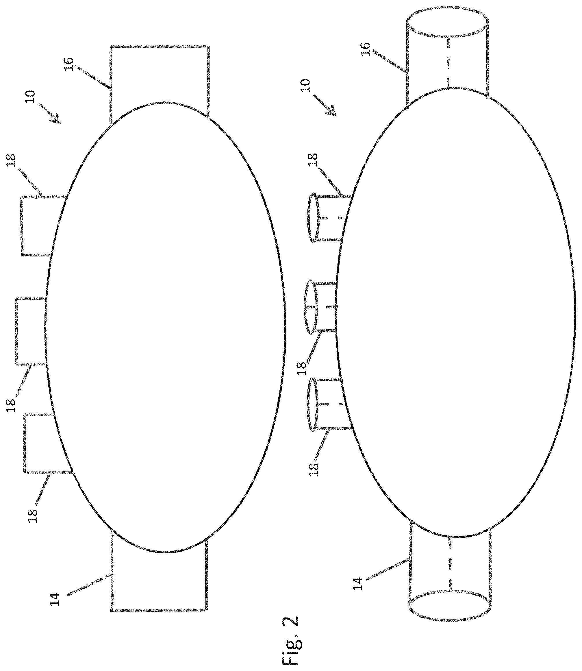 Patent US11793548 Figure 2 – Organ enclosures for inhibiting tumor invasion and detecting organ pathology