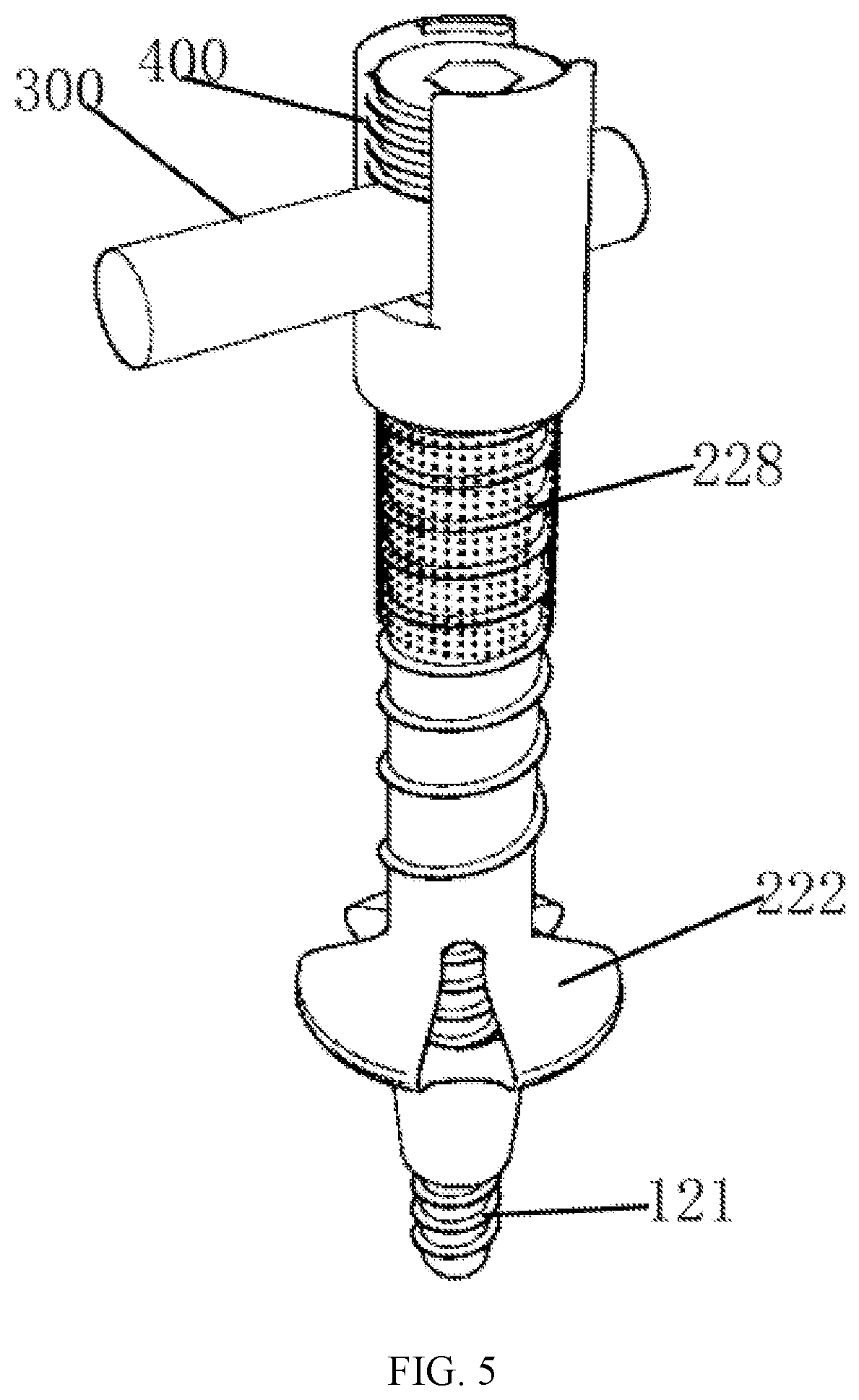 Patent US11793550 Figure 5 – Claw-shaped pedicle screw fastener for osteoporosis