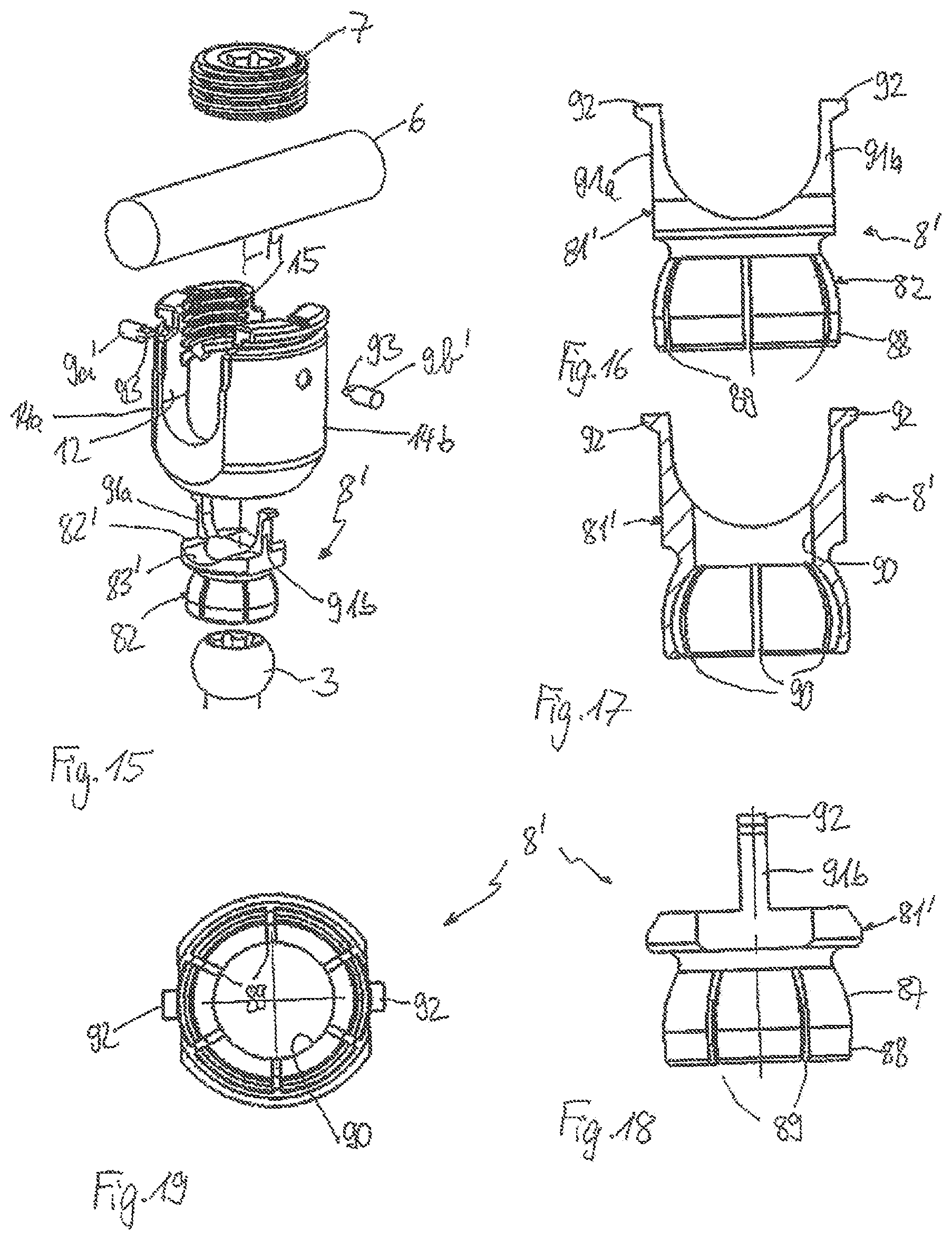 Patent US11793552 Figure 6 – Receiving part for receiving a rod for coupling the rod to a bone anchoring element and a bone anchoring device with such a receiving part
