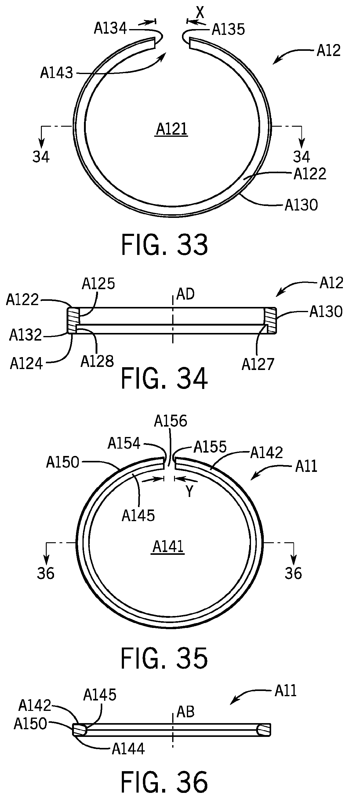 Patent US11793553 Figure 13 – Pivotal bone anchor assembly having first and second split rings and an insert with post-placement tool deployment