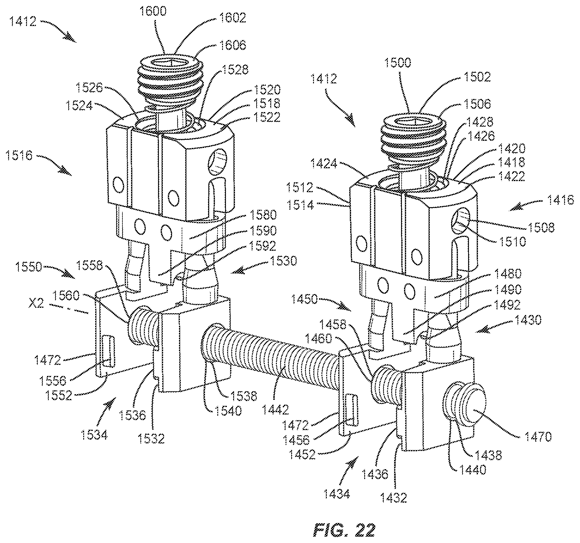 Patent US11793555 Figure 19 – Spinal correction system and method