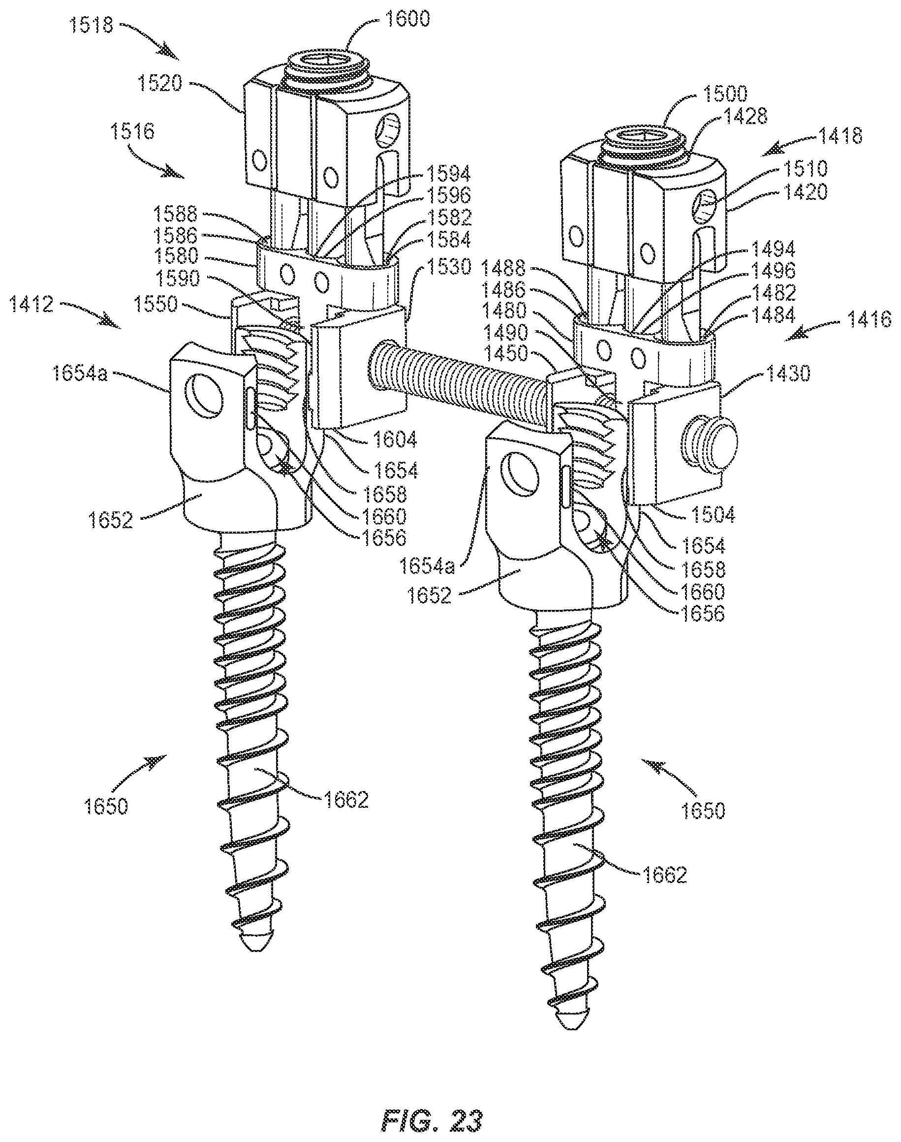 Patent US11793555 Figure 20 – Spinal correction system and method