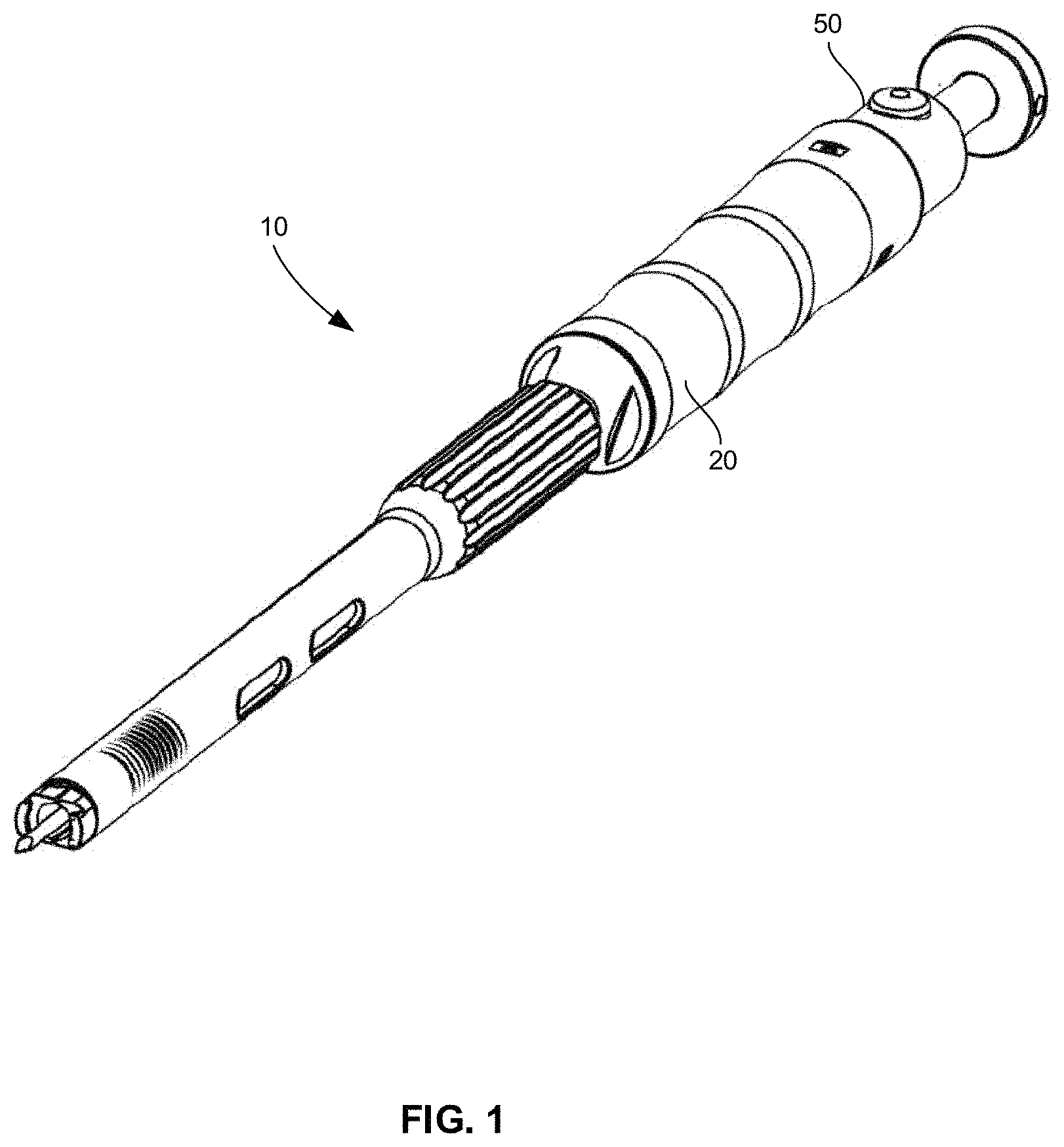 Patent US11793558 Figure 1 – All in one plate holder and spring loaded awl