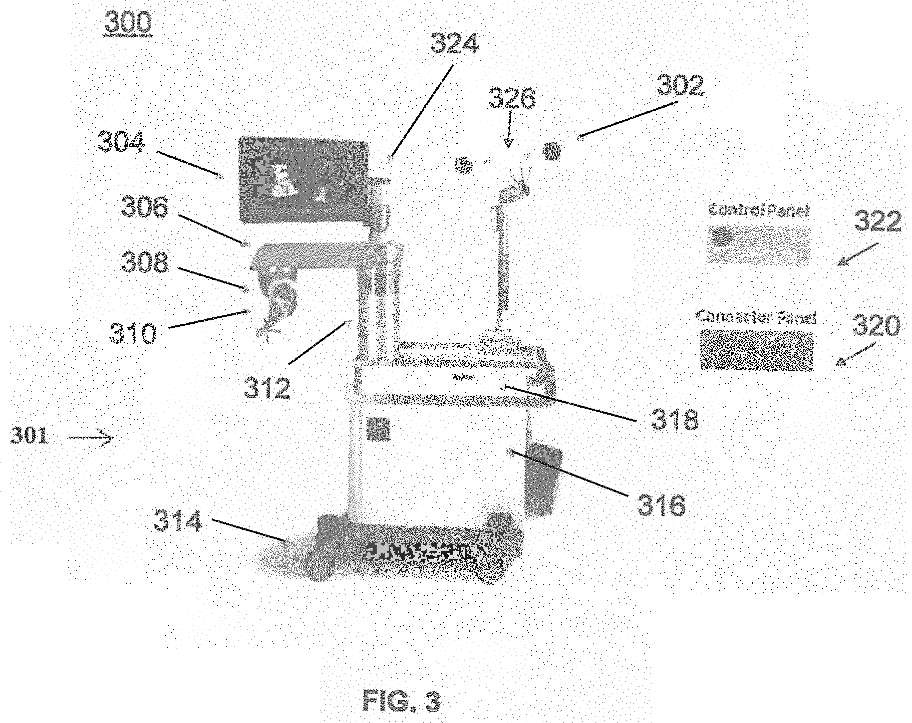 Patent US11793570 Figure 3 – Surgical robotic automation with tracking markers