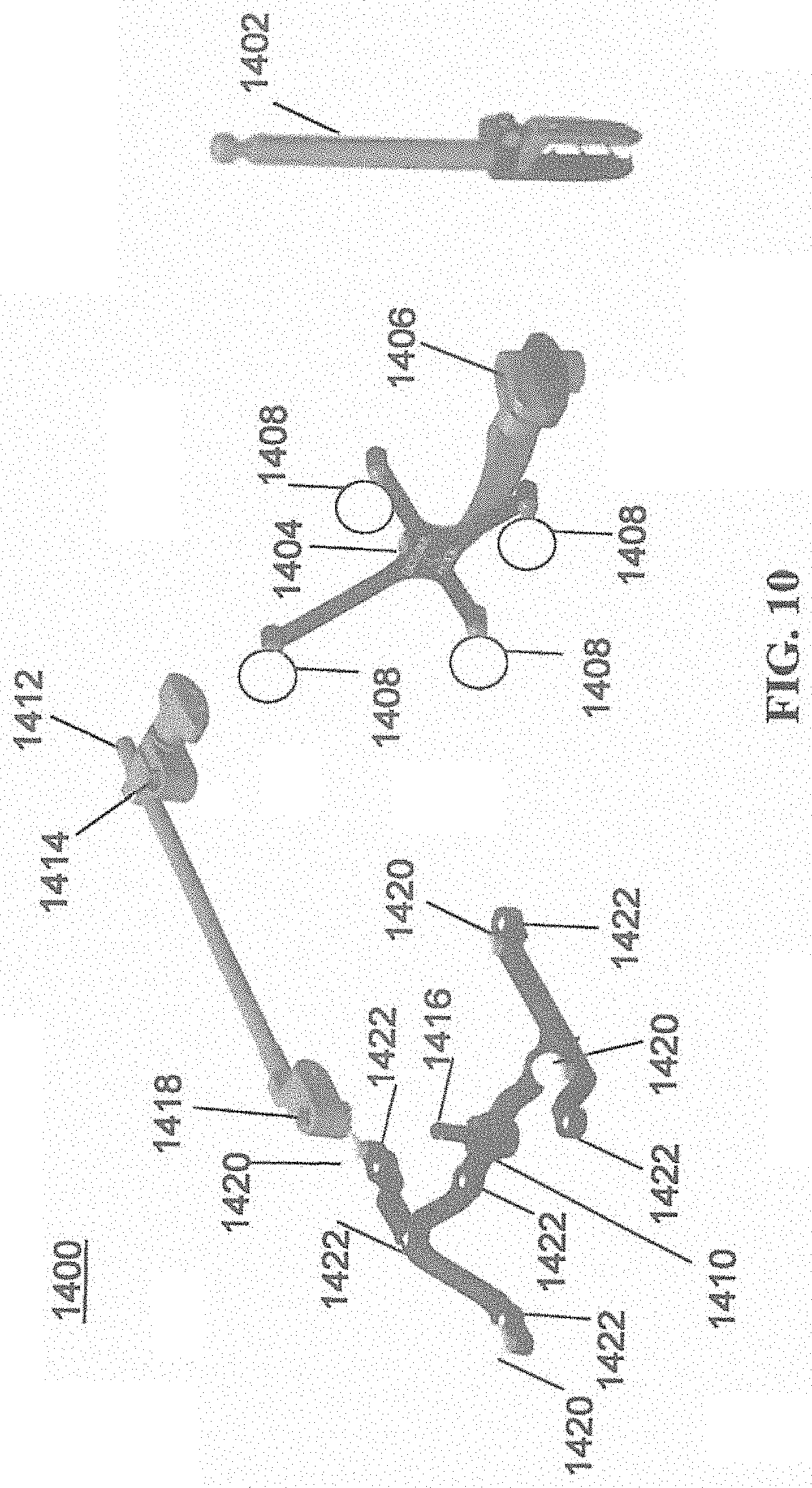 Patent US11793570 Figure 10 – Surgical robotic automation with tracking markers