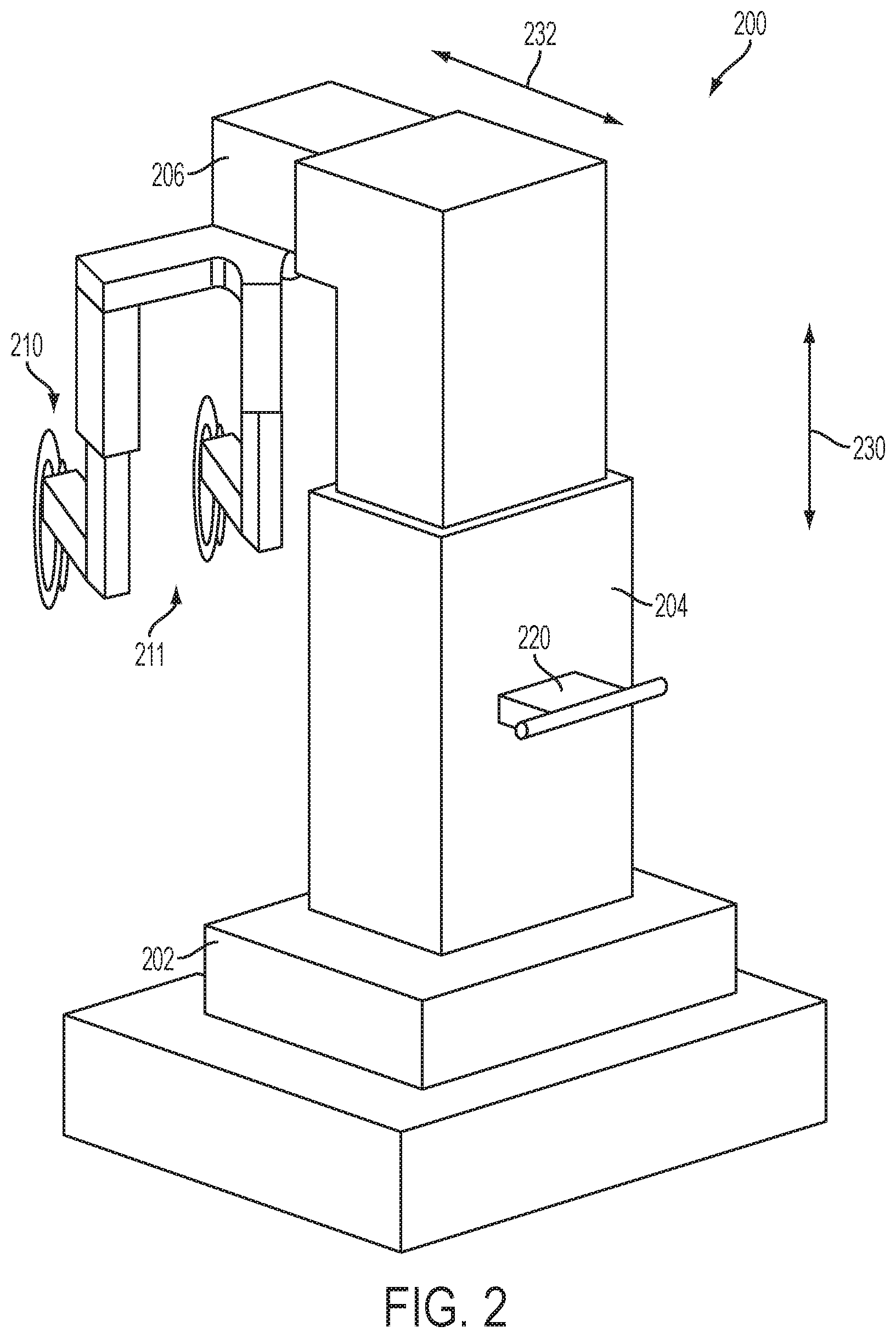 Patent US11793581 Figure 2 – Surgical system with obstacle indication system